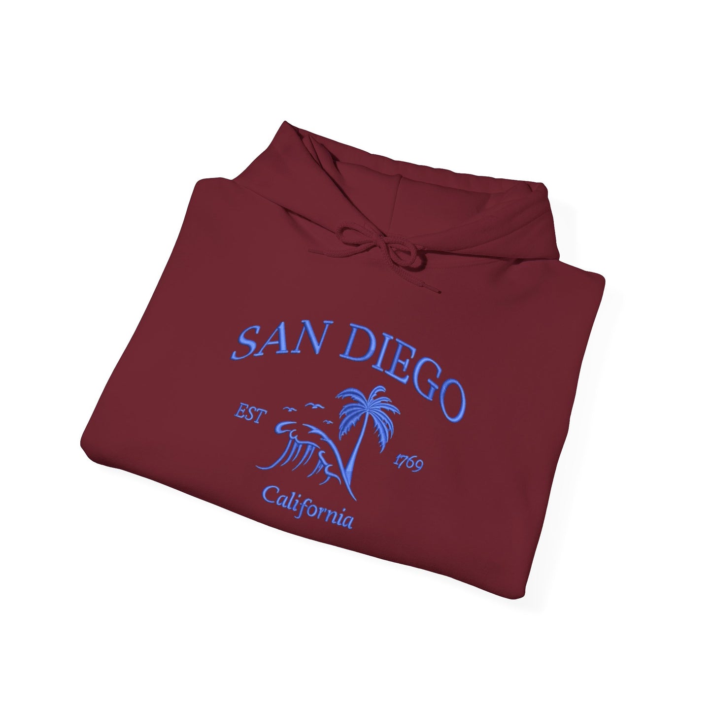 San Diego California Graphic Hoodie Heavy Blend Sweatshirt NEW