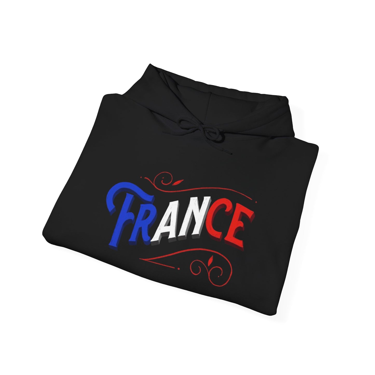 France Flag Graphic Hoodie NEW Unisex Heavy Blend™ Hooded Sweatshirt Gift