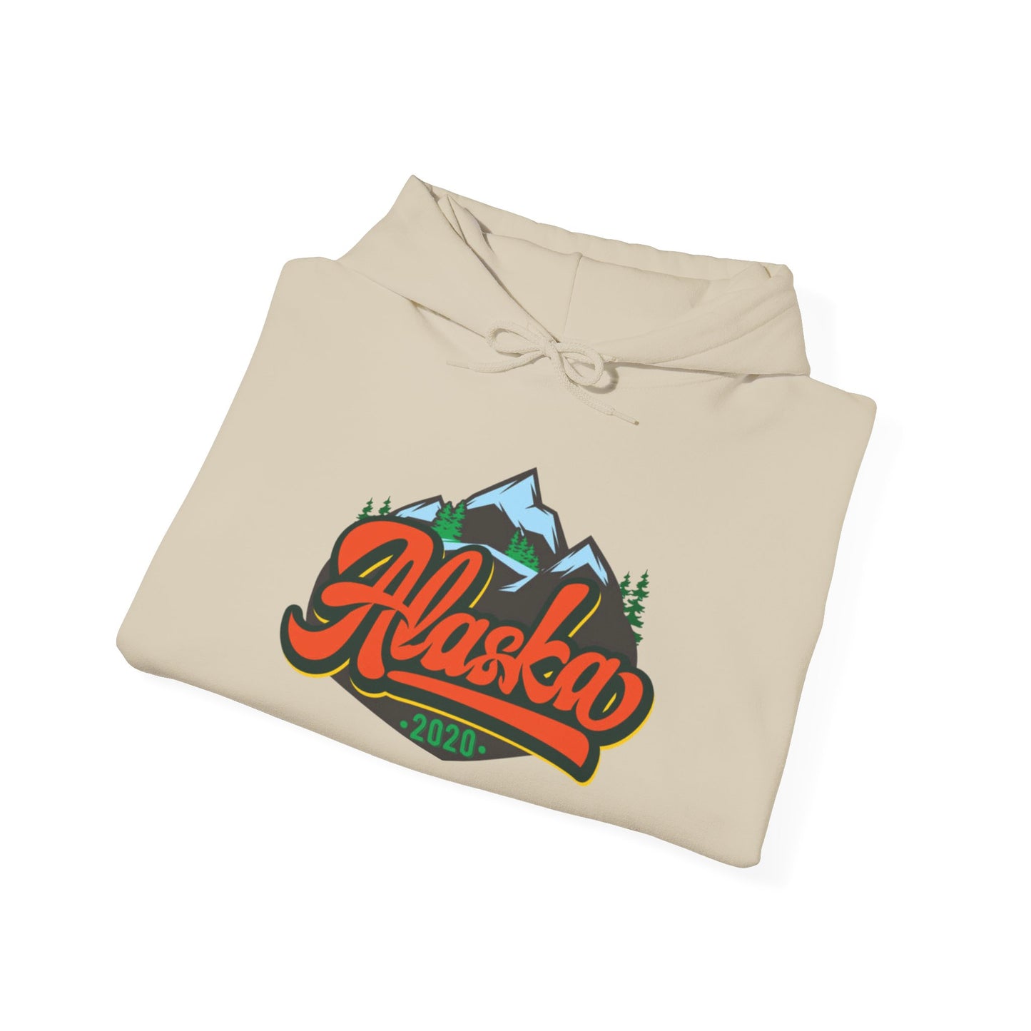 Alaska Graphic Hoodie Outdoors Hunting Unisex Heavy Blend™ Hooded Sweatshirt