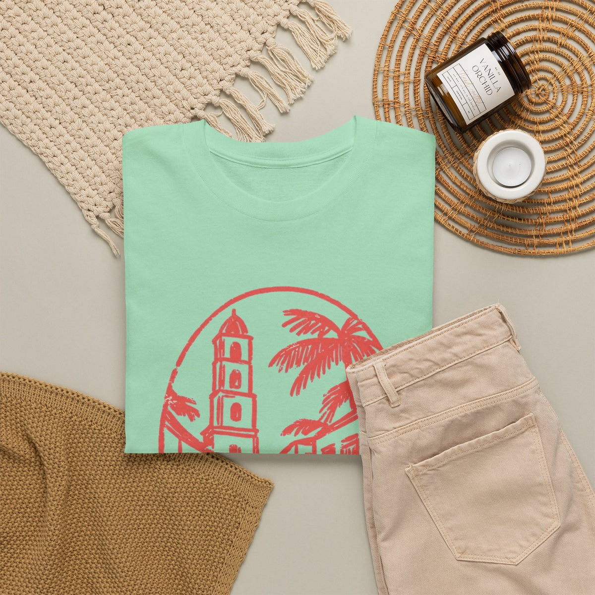 Cuba Graphic T Shirt Men's Retro Travel Heavy Cotton Tee