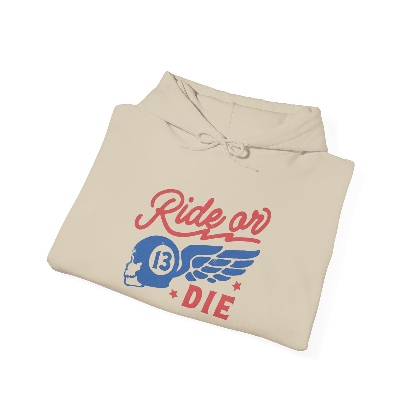 Ride Or Die Graphic Hoodie Heavy Blend Sweatshirt NEW
