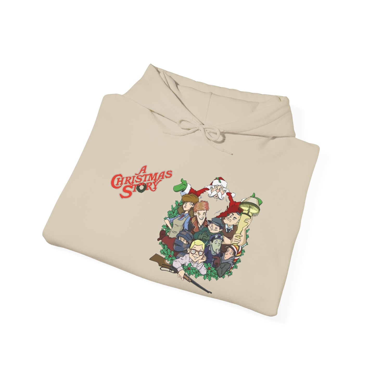 A Christmas Story Graphic Hoodie Unisex Heavy Blend™ Hooded Sweatshirt