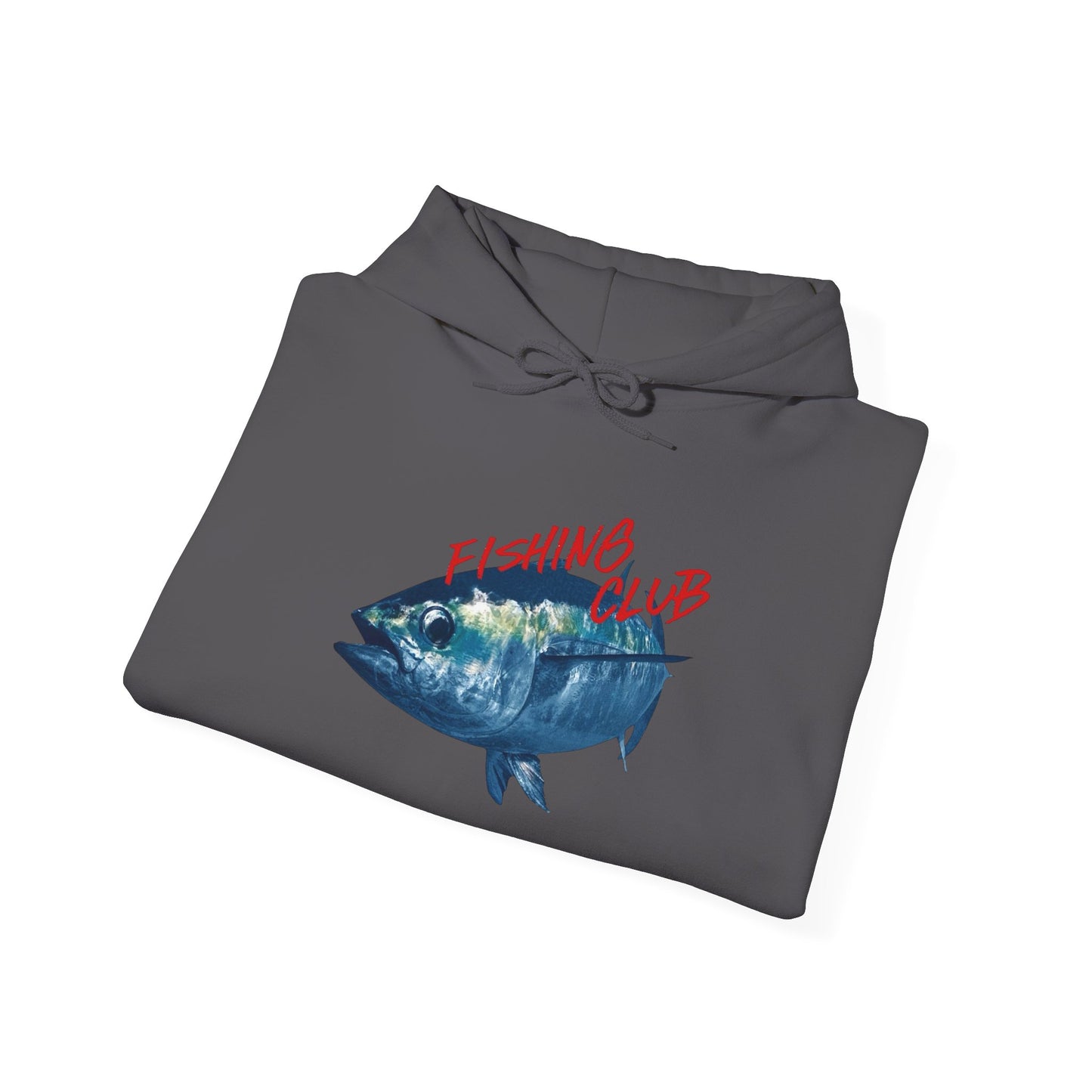 Fishing Club Graphic Hoodie Heavy Blend Sweatshirt NEW