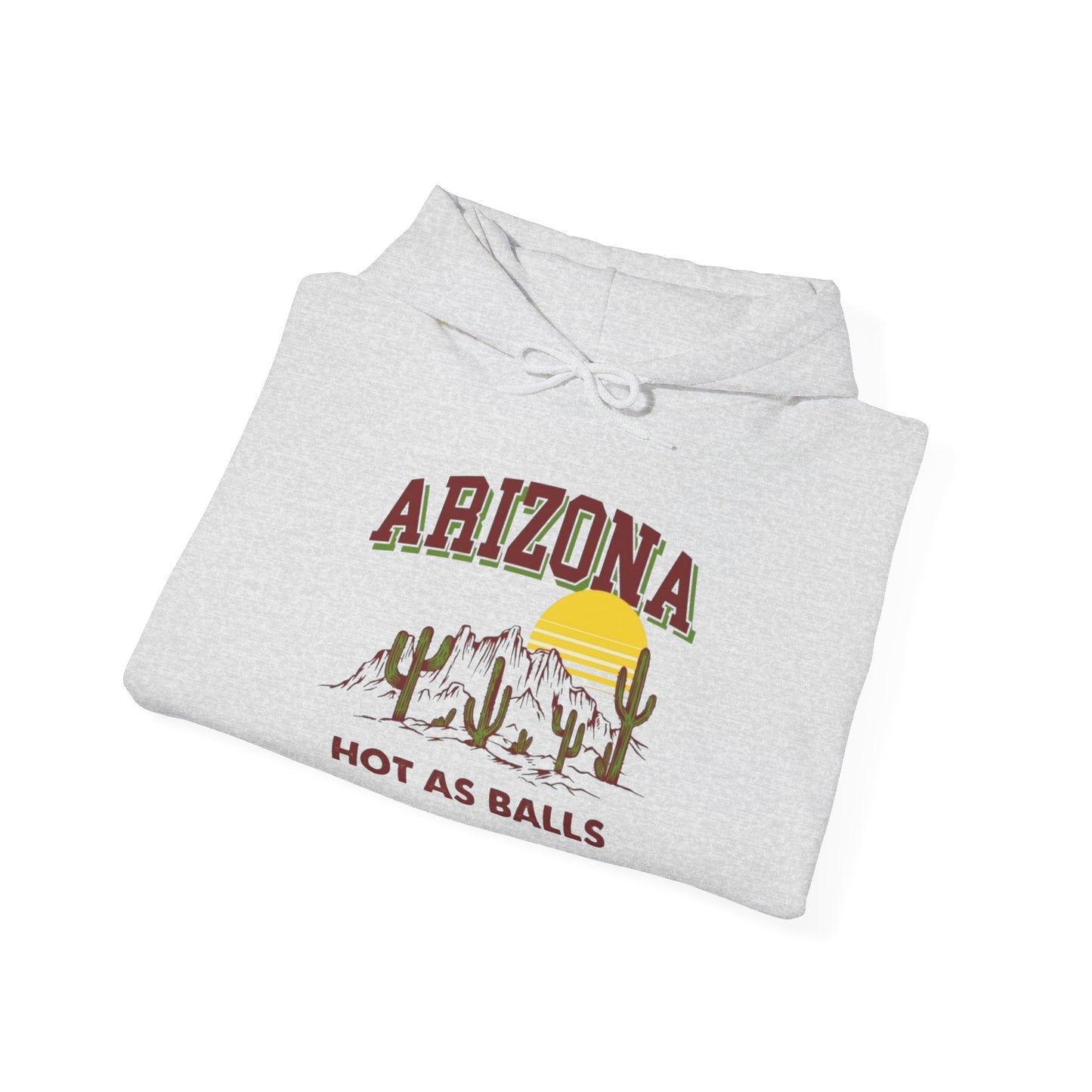 Arizona Hot As Balls Graphic Hoodie ADULT Unisex Heavy Blend™ Hooded Sweatshirt