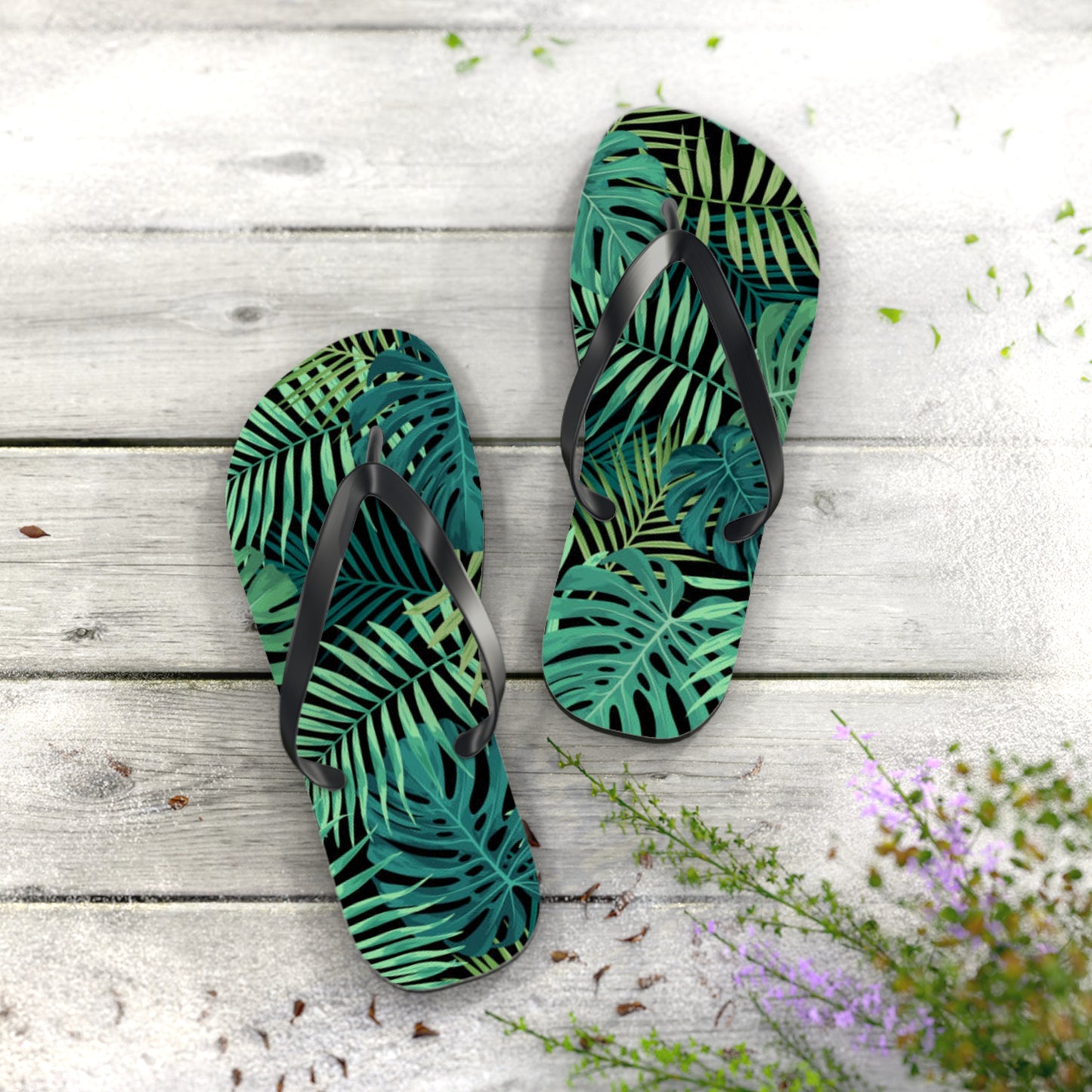Palm Leaves Summer Sandals Summer Flip Flops Slides BRAND NEW