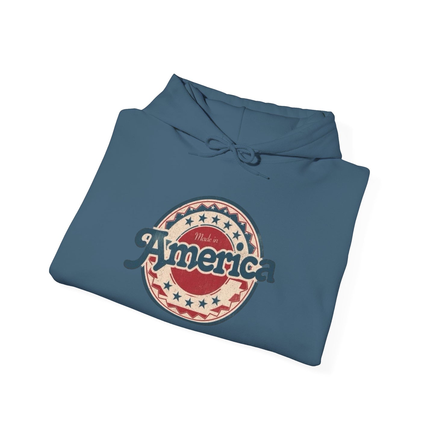 America Retro USA Freedom Graphic Hoodie Unisex Heavy Blend™ Hooded Sweatshirt