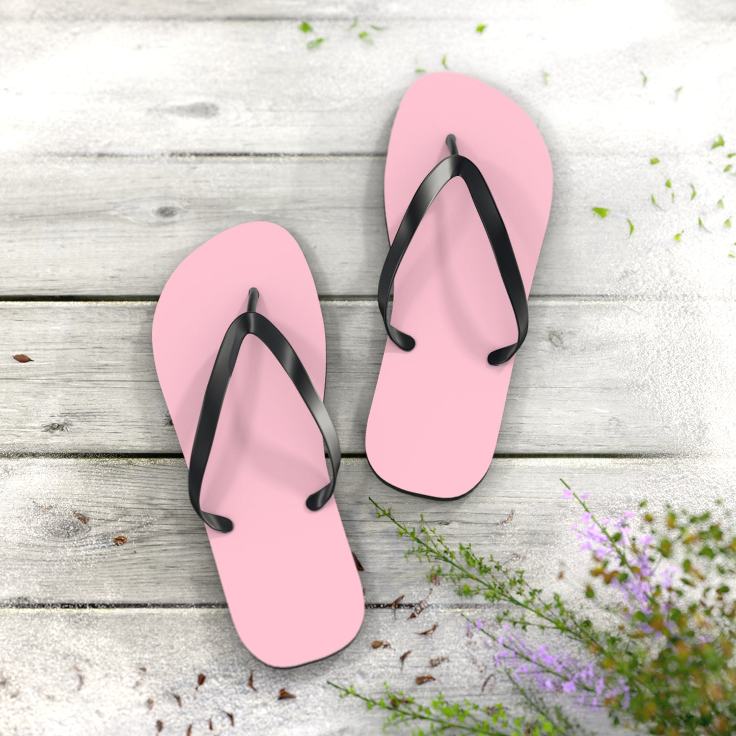 Light Pink Summer Sandals, Beach Shoes, Vacation Flip Flops, Pool Slides