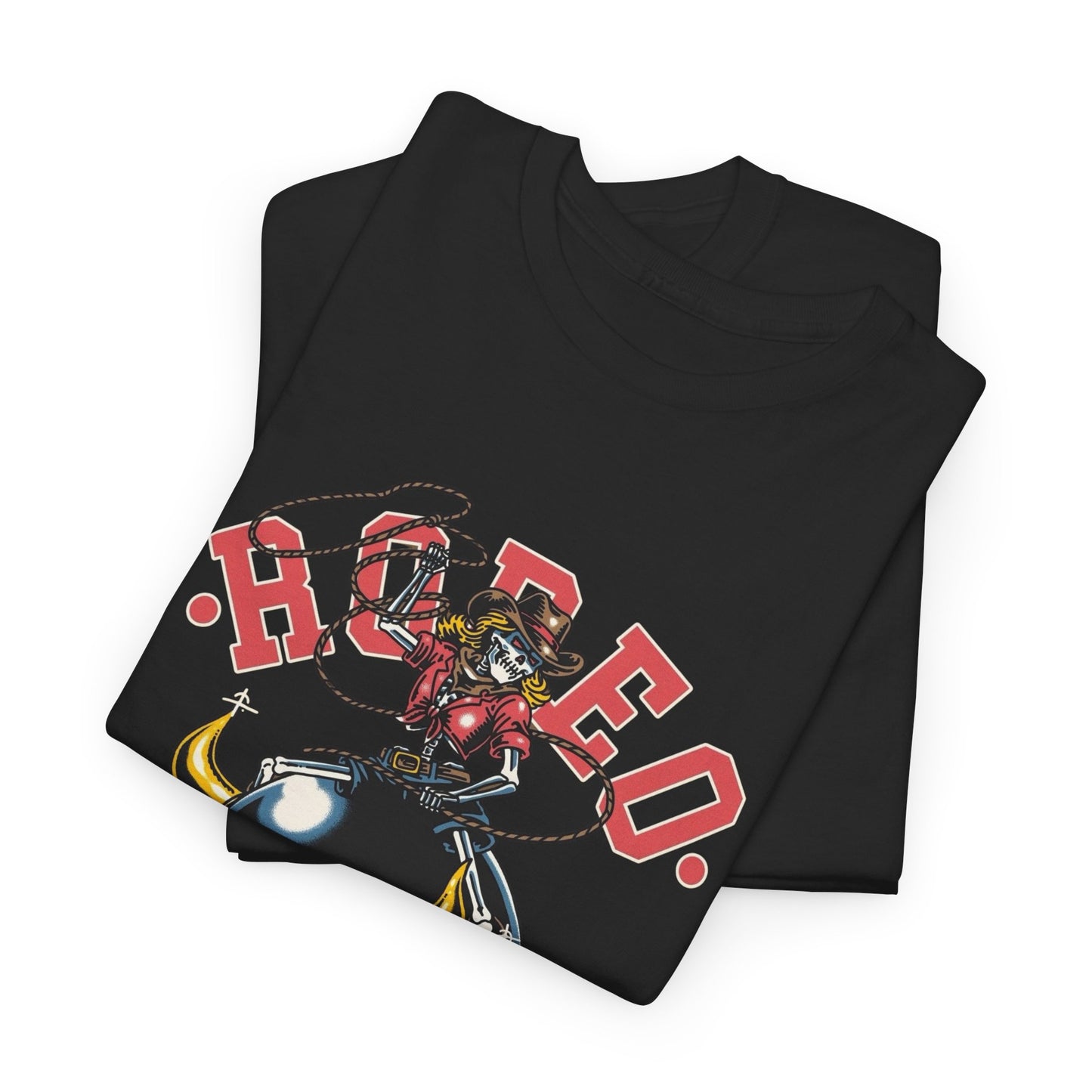 Rodeo Graphic T Shirt NEW ADULT Unisex Heavy Cotton Tee