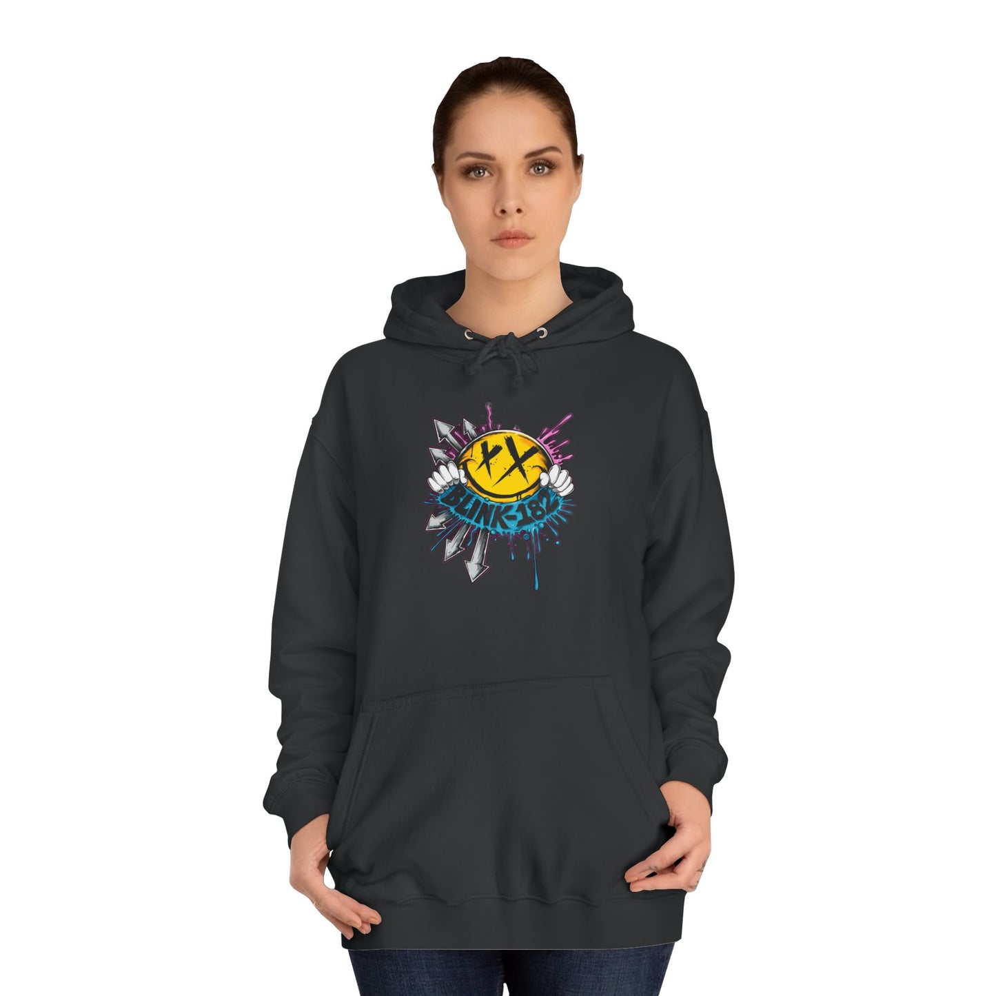Blink 182 Graphic Hoodie Retro Pop Punk California Vintage Unisex College Hoodie
