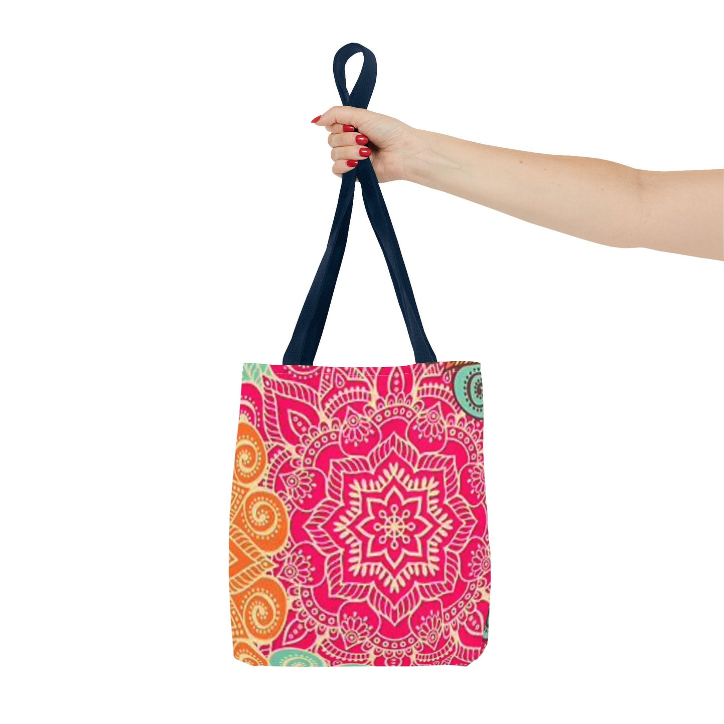 Pink And Orange Design Multi Color BRAND NEW MODERN Tote Bag (AOP)