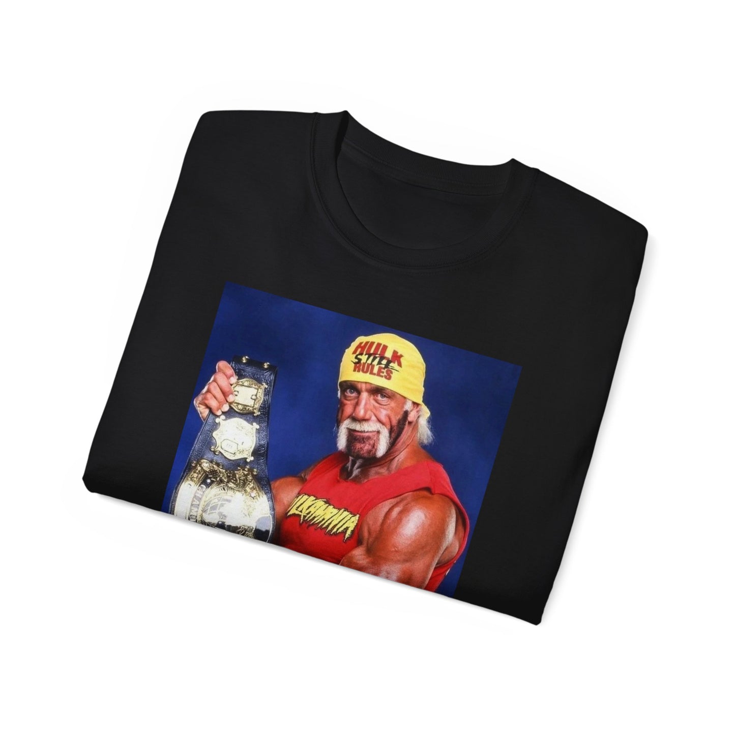 WWE wrestling shirt 90s graphic hogan WWF champion vintage Ultra Cotton Tee hulk