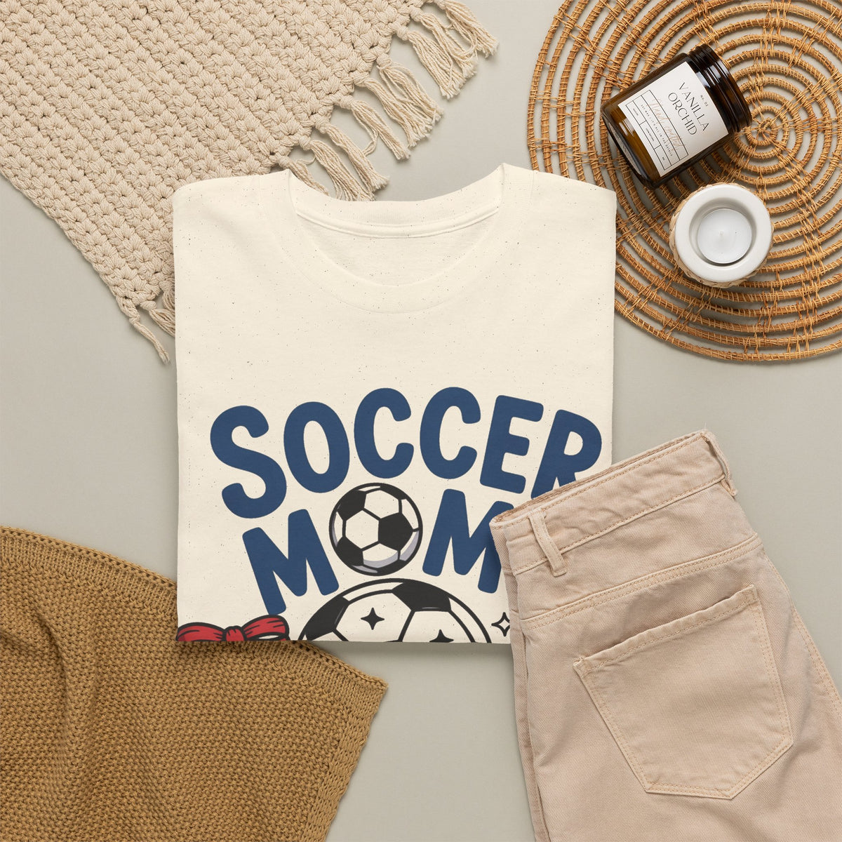 Soccer Moms Club Graphic T Shirt Women's Heavy Cotton Tee