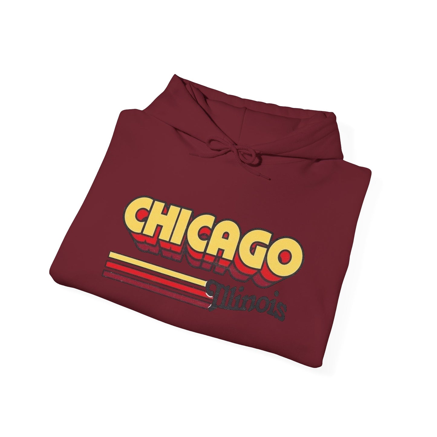 Chicago Illinois Graphic Hoodie Heavy Blend™ NEW Sweatshirt