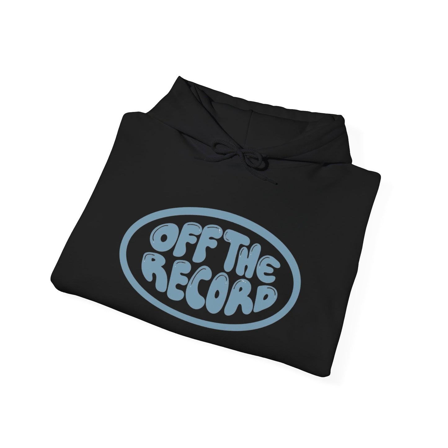 Off The Record Graphic Hoodie NEW ADULT Unisex Heavy Blend™ Hooded Sweatshirt