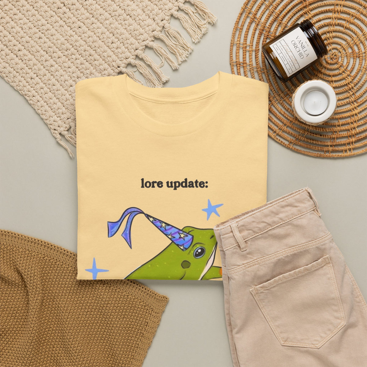 Wizard Frog Playing Guitar Graphic Tee | Funny Frog Shirt Men's Graphic Tee
