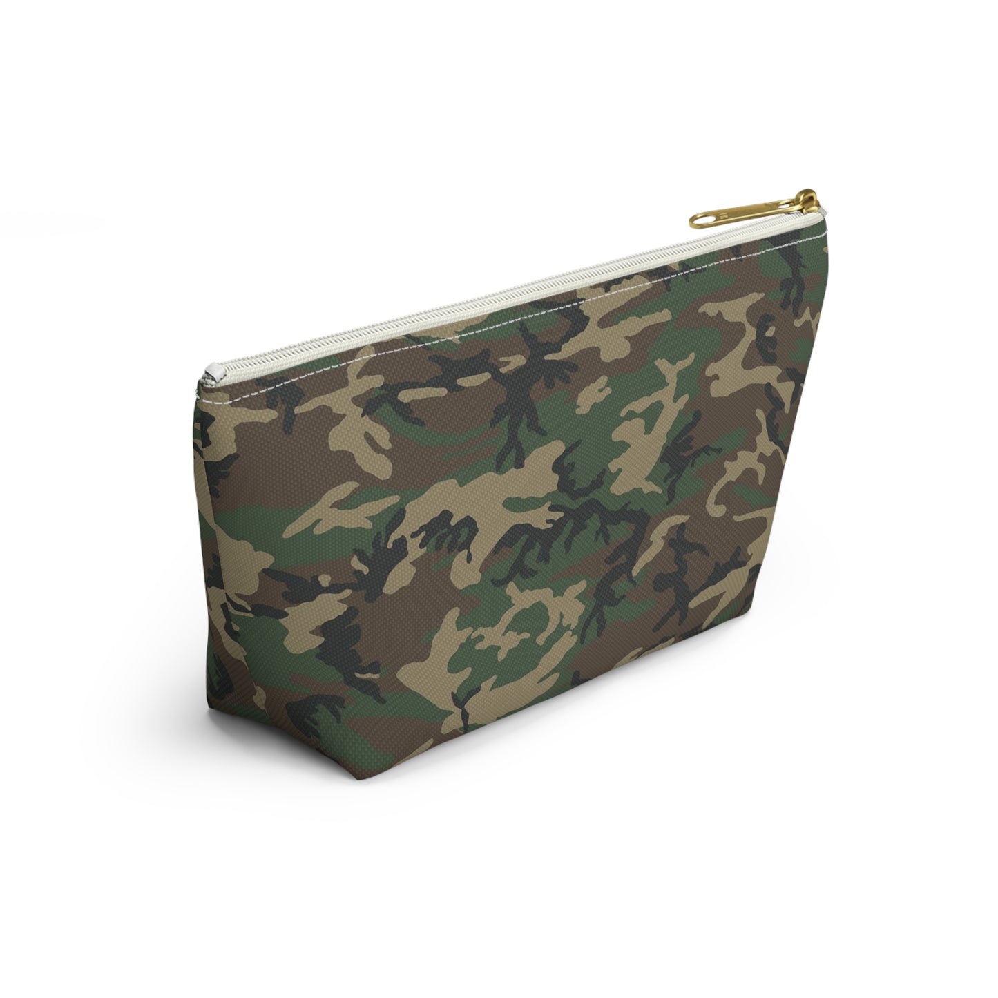 Camo Military Travel Bag Accessory Pouch w T-bottom