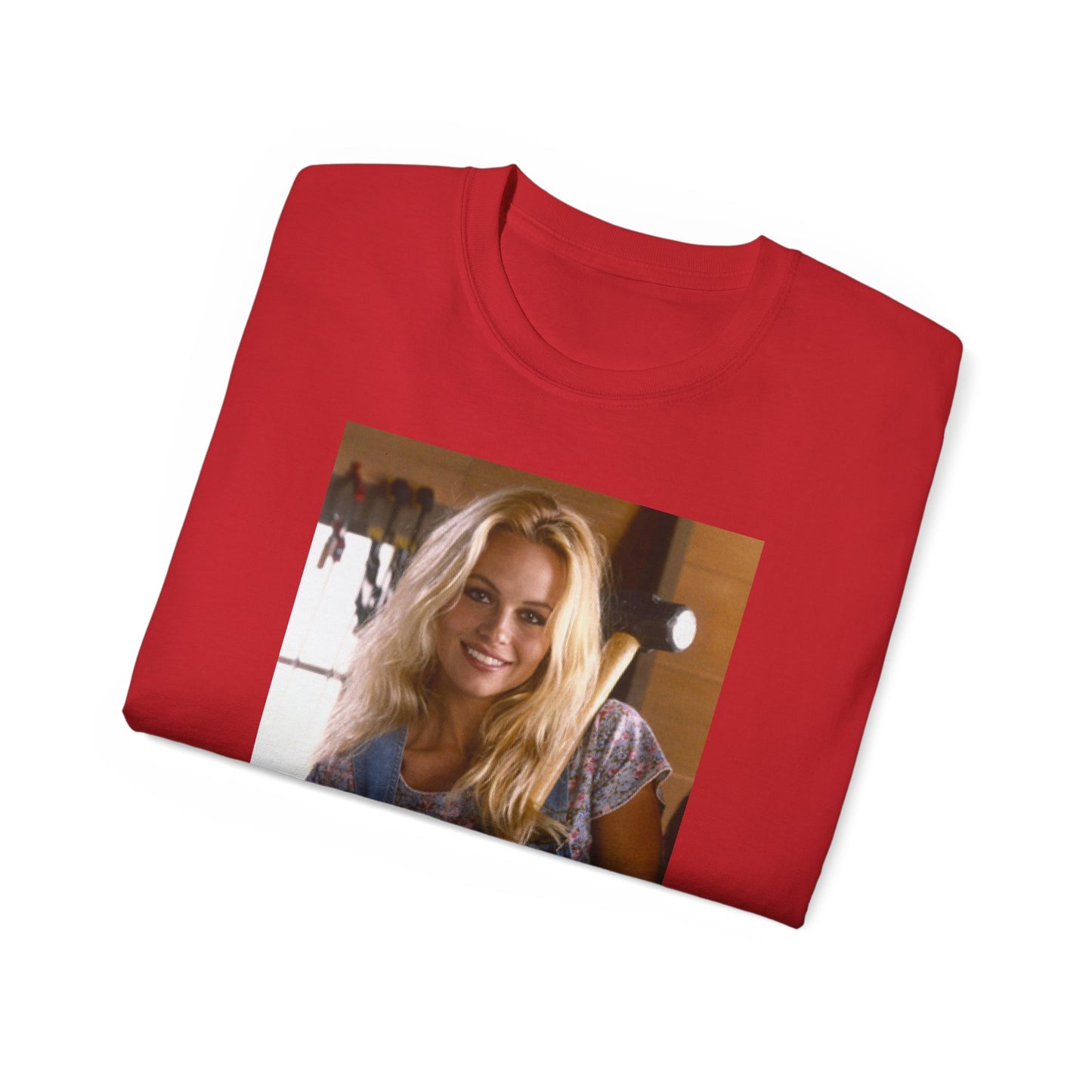 Pam Anderson playboy tool time 90s vintage Unisex Ultra Cotton Tee