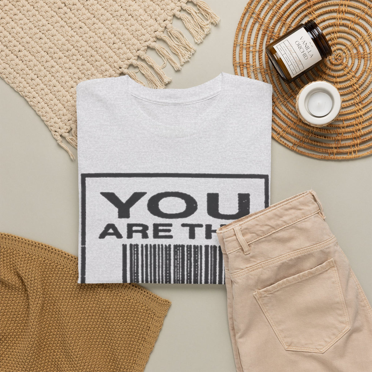 You Are the Product Barcode Graphic T-Shirt Men's Tee