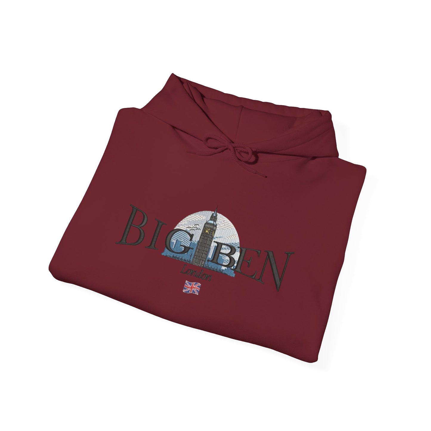 Big Ben London Graphic Hoodie Heavy Blend Sweatshirt NEW