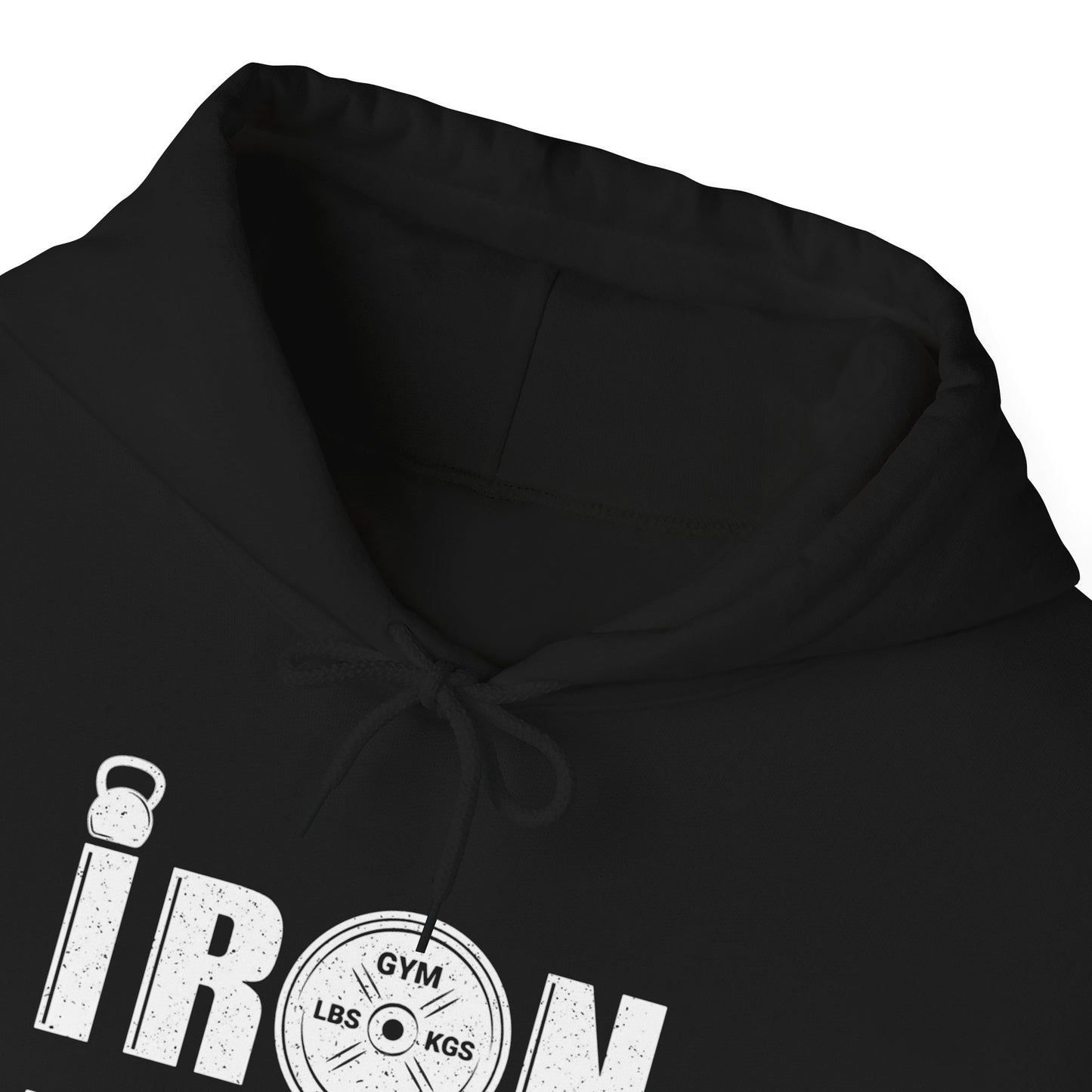 Iron Addict GYM Gear Graphic Hoodie Men's Heavy Blend™ Hooded Sweatshirt