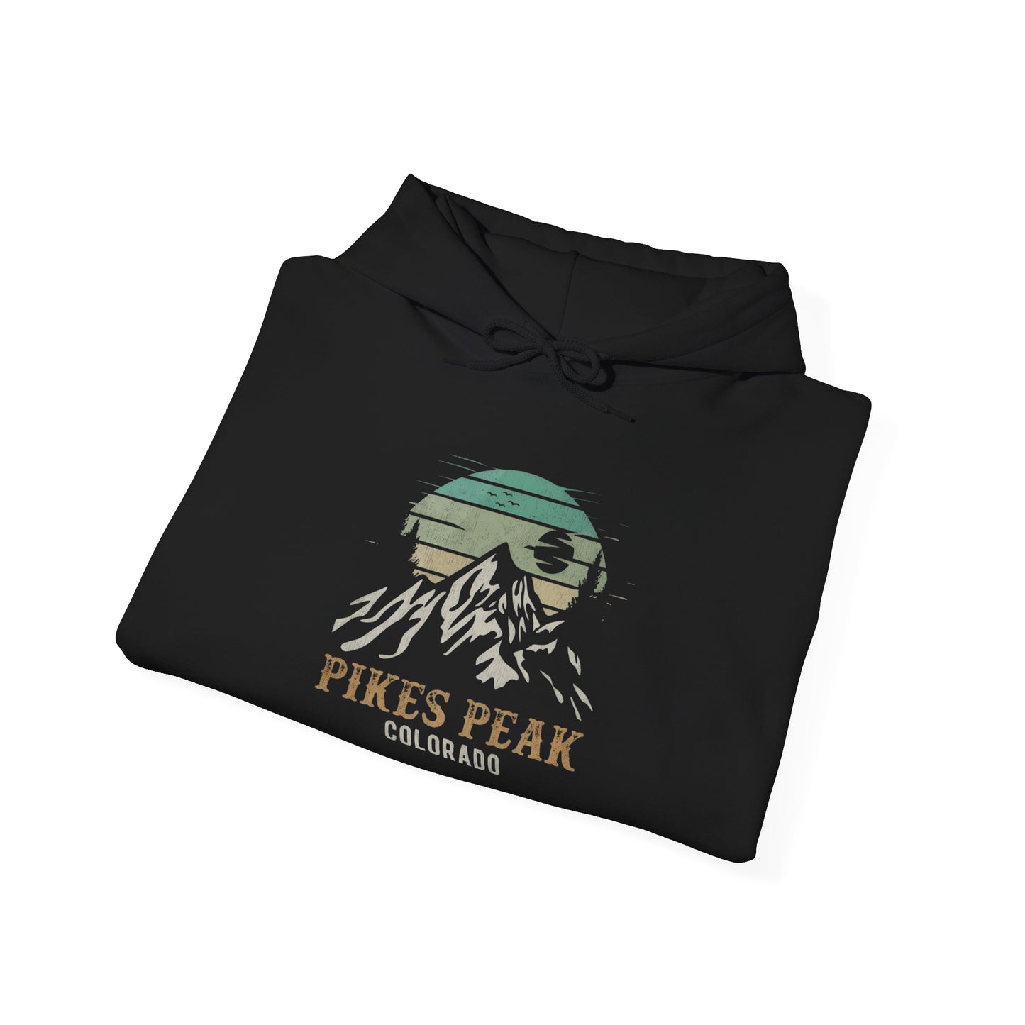 Pikes Peak Colorado Graphic Hoodie Heavy Blend™ Hooded Sweatshirt