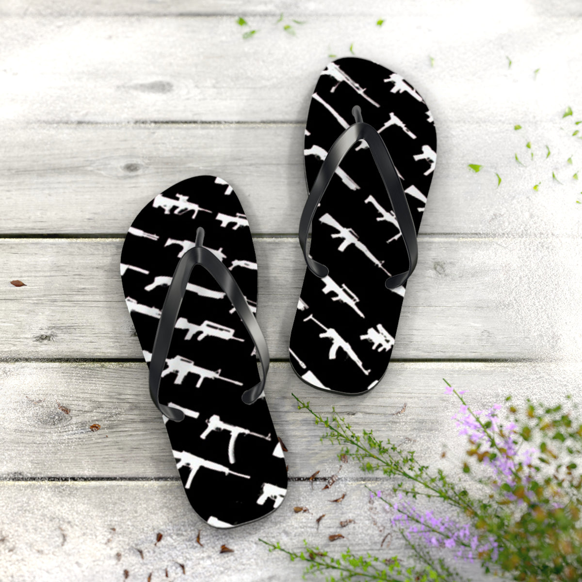 WAVES And SUN Co Sandals Gun Collection - Flip Flops -Slides Summer Beach