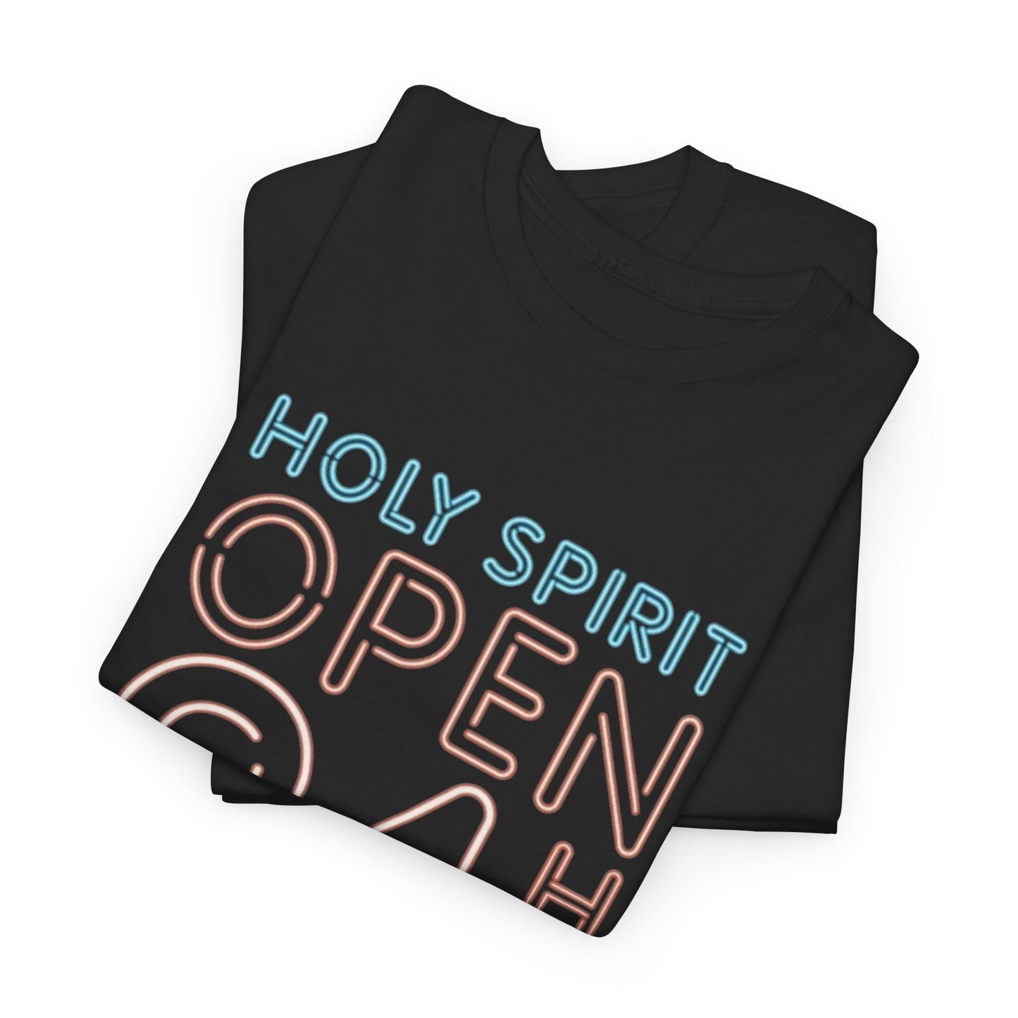 Open Spirit Open Jesus Graphic T Shirt NEW ADULT Unisex Heavy Cotton Tee