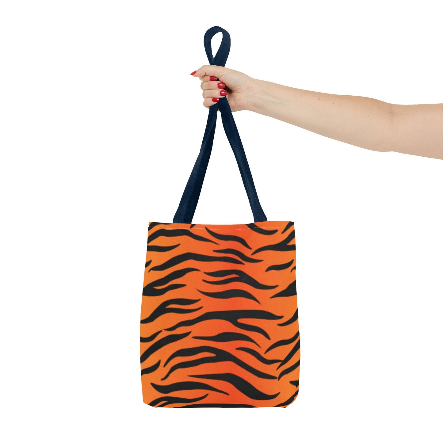Orange Zebra Print Multi Color BRAND NEW MODERN Tote Bag (AOP)