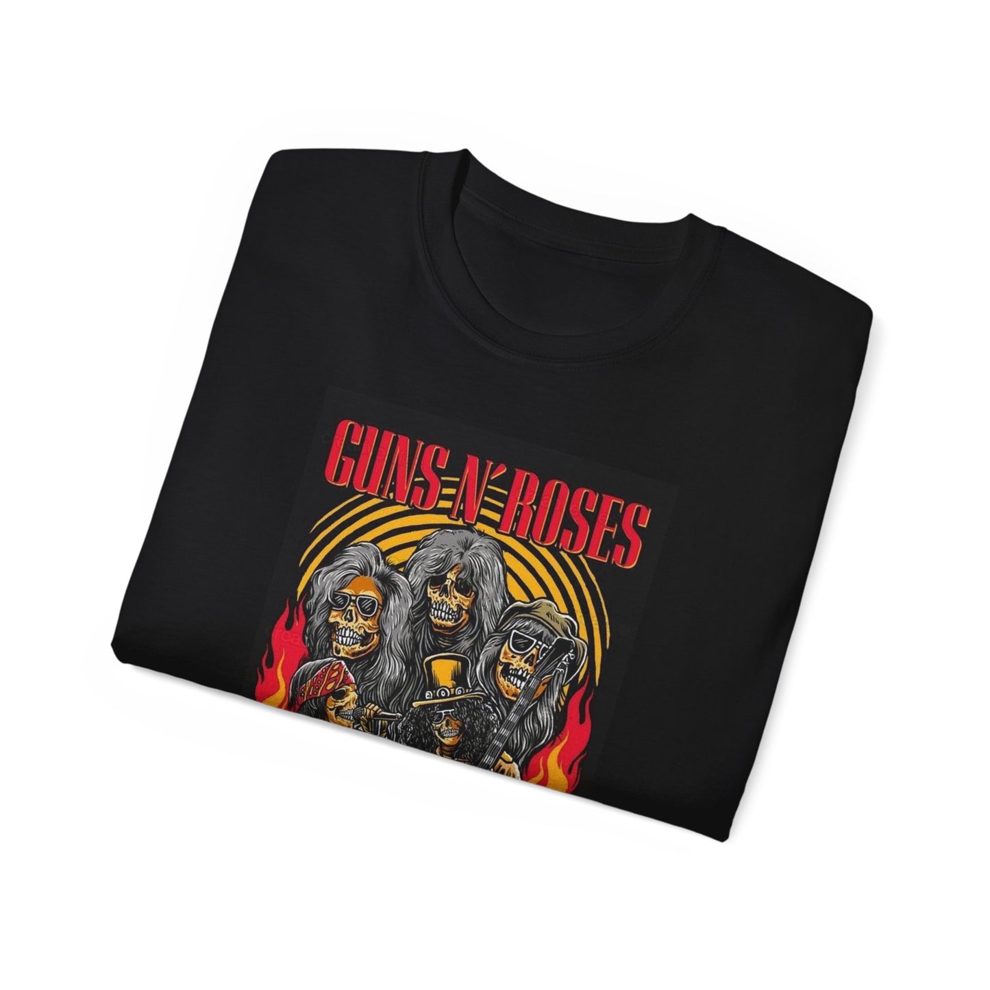 Guns and roses rock vintage 90s Unisex Ultra Cotton Tee