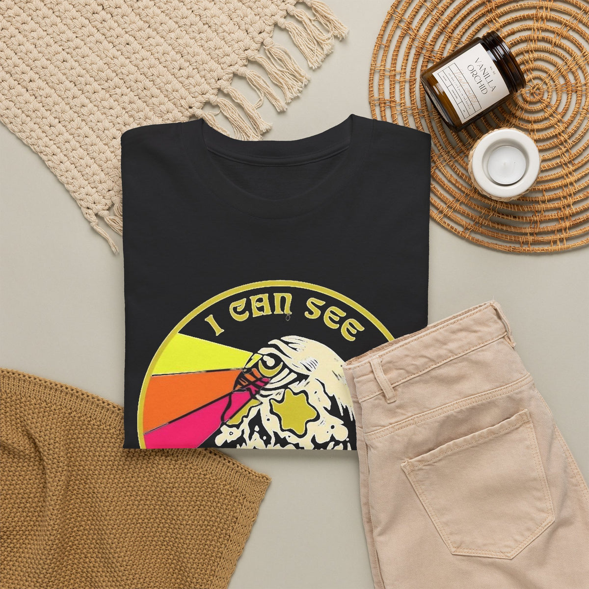 I Can See Through Your BS Funny Graphic T Shirt Men's Heavy Cotton Tee