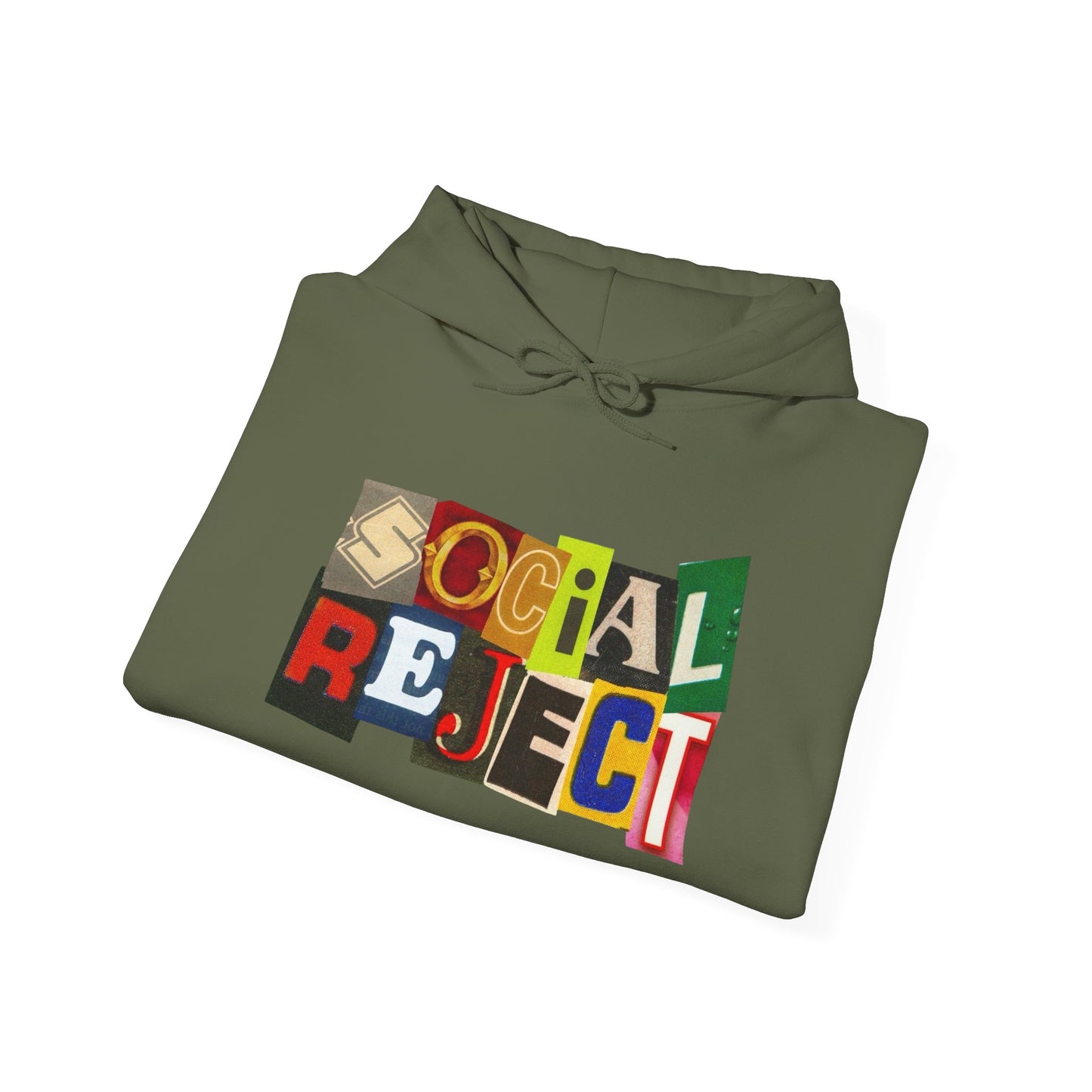 Social Reject Graphic Hoodie Unisex Heavy Blend™ Hooded Sweatshirt