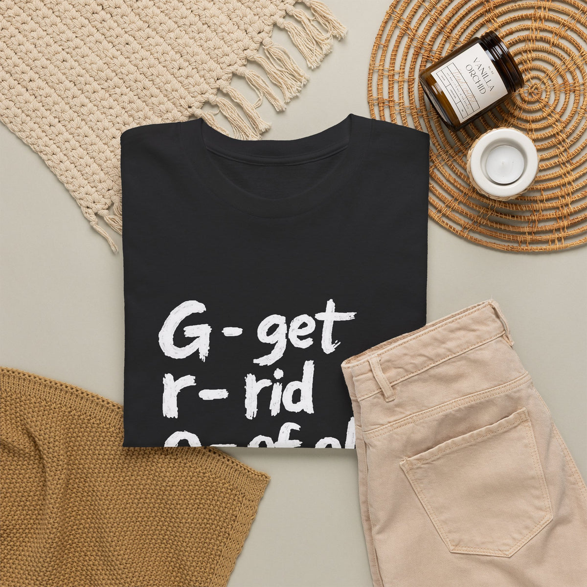 Get Rid Of Old Ways Grow Graphic T Shirt Men's Heavy Cotton Tee