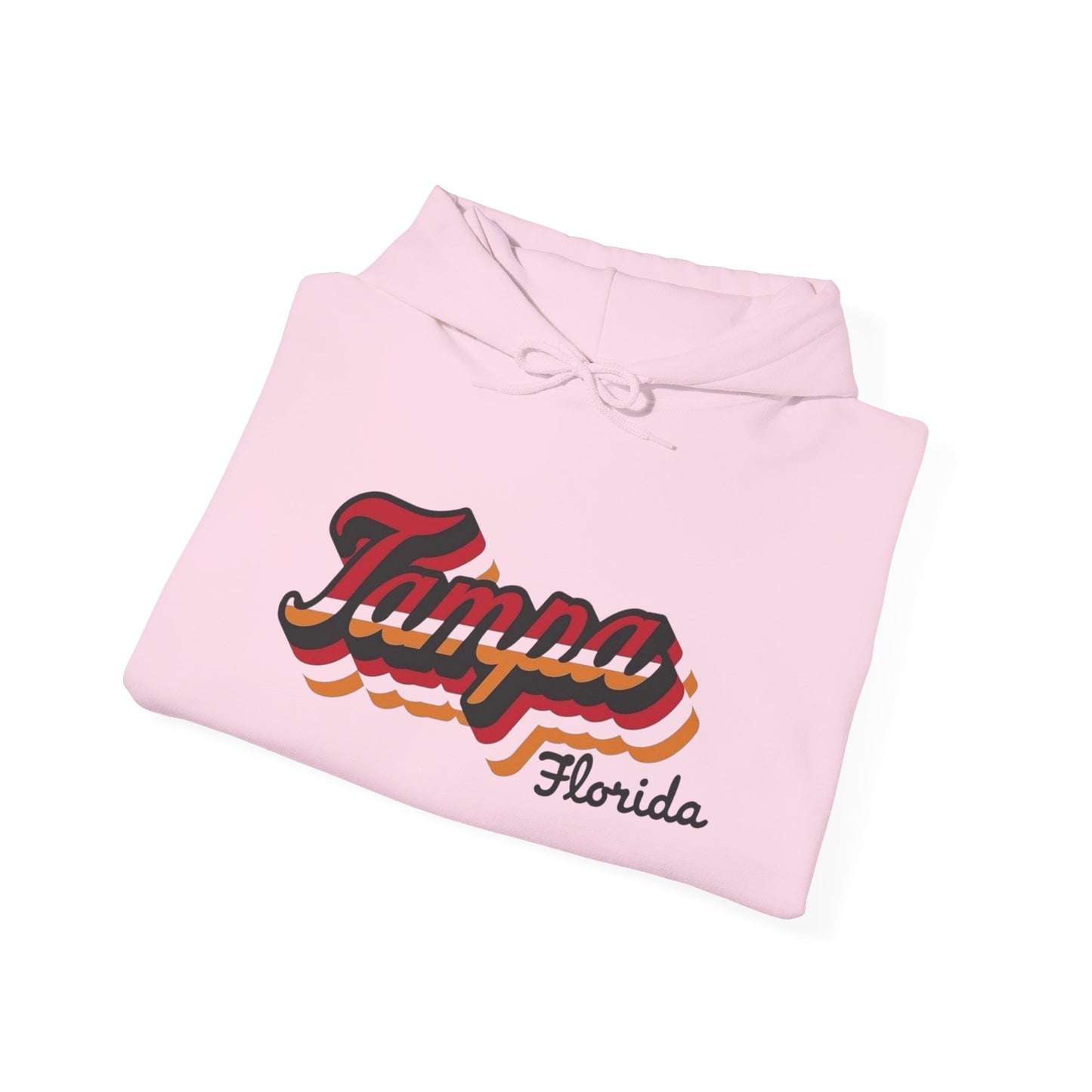 Tampa Florida Retro Graphic Hoodie Unisex Heavy Blend™ Hooded Sweatshirt