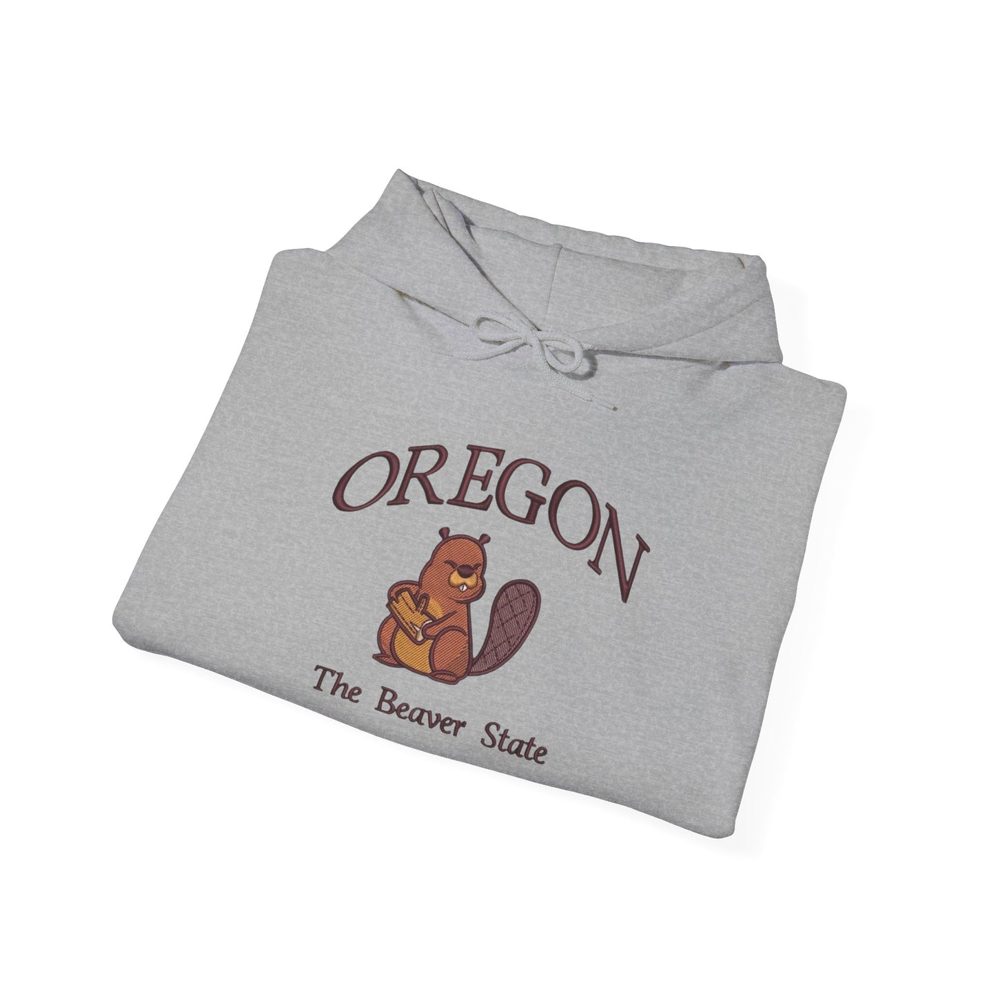 Oregon The Beaver State Graphic Hoodie Heavy Blend Sweatshirt NEW