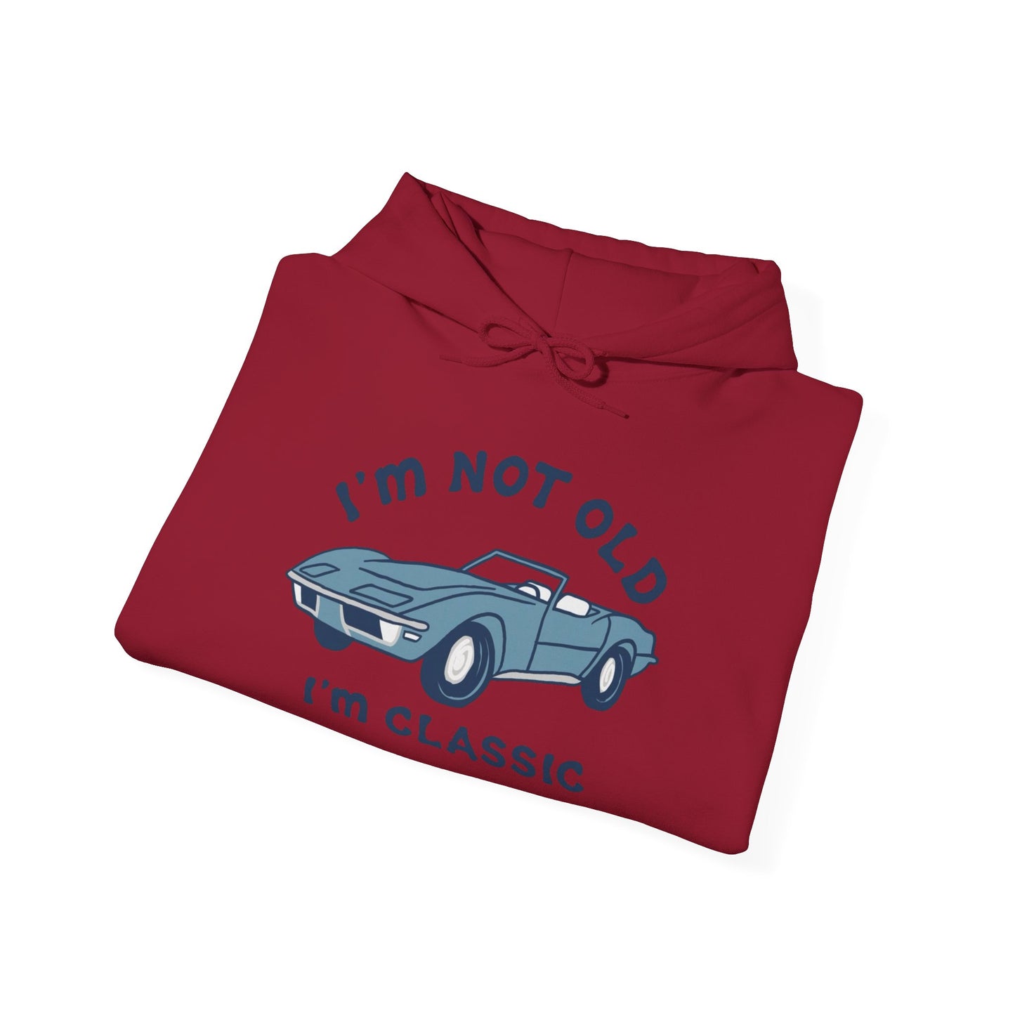 I'm Not Old I'm Classic Corvette Graphic Hoodie Heavy Blend™ Hooded Sweatshirt
