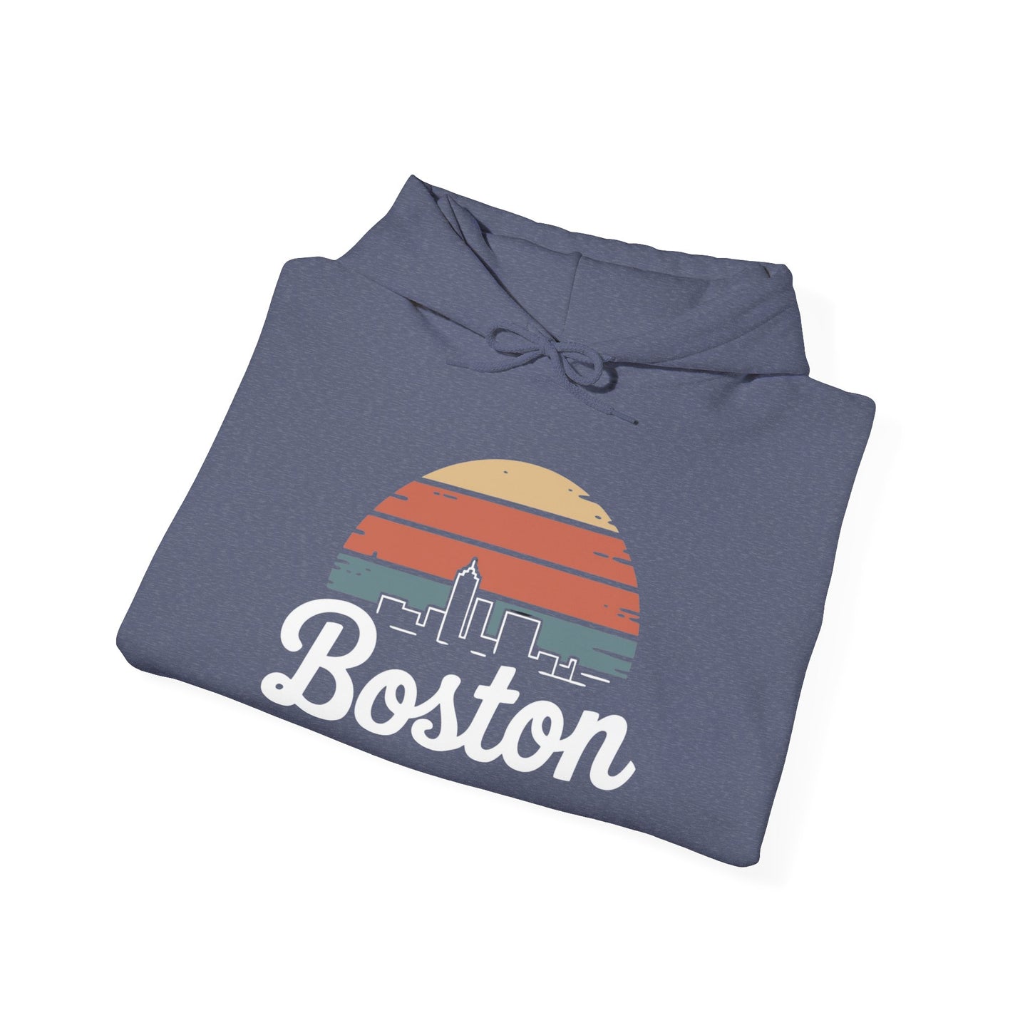 Boston Skyline Graphic Hoodie NEW Unisex Heavy Blend™ Hooded Sweatshirt