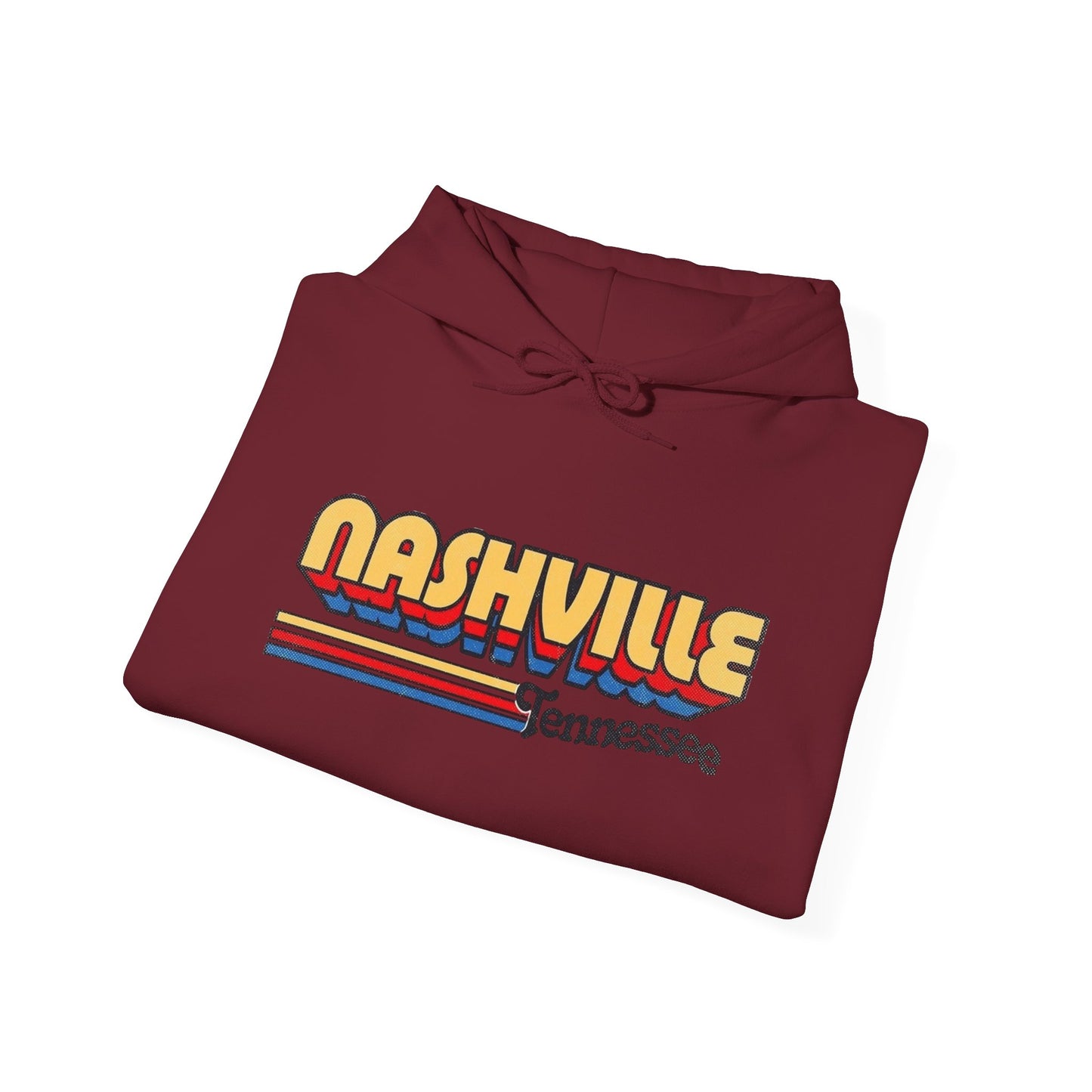 Nashville Tennessee Graphic Hoodie Unisex Heavy Blend™ Hooded Sweatshirt