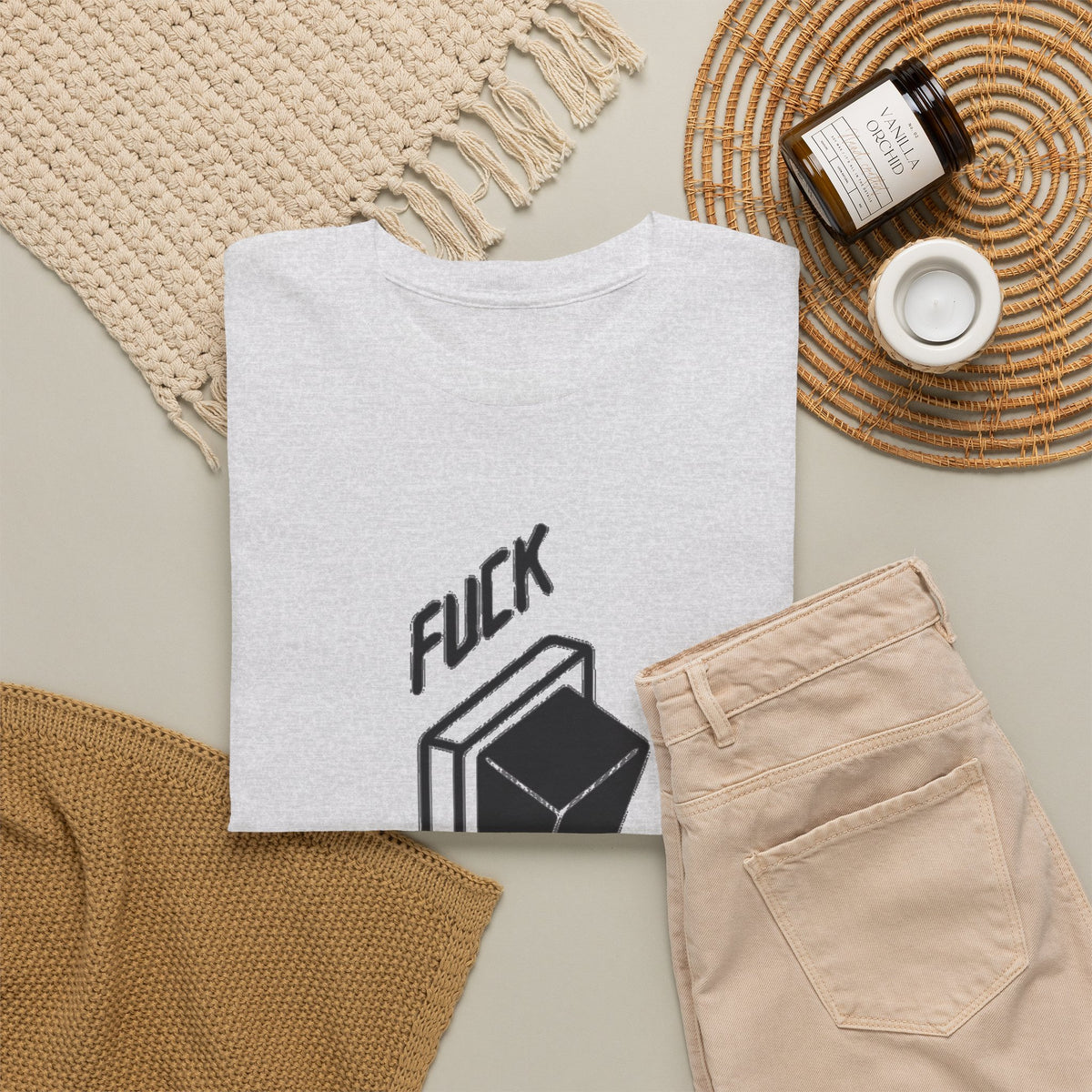 F*** Off Coffin Graphic T-Shirt Men's Tee Funny Retro Sarcasm