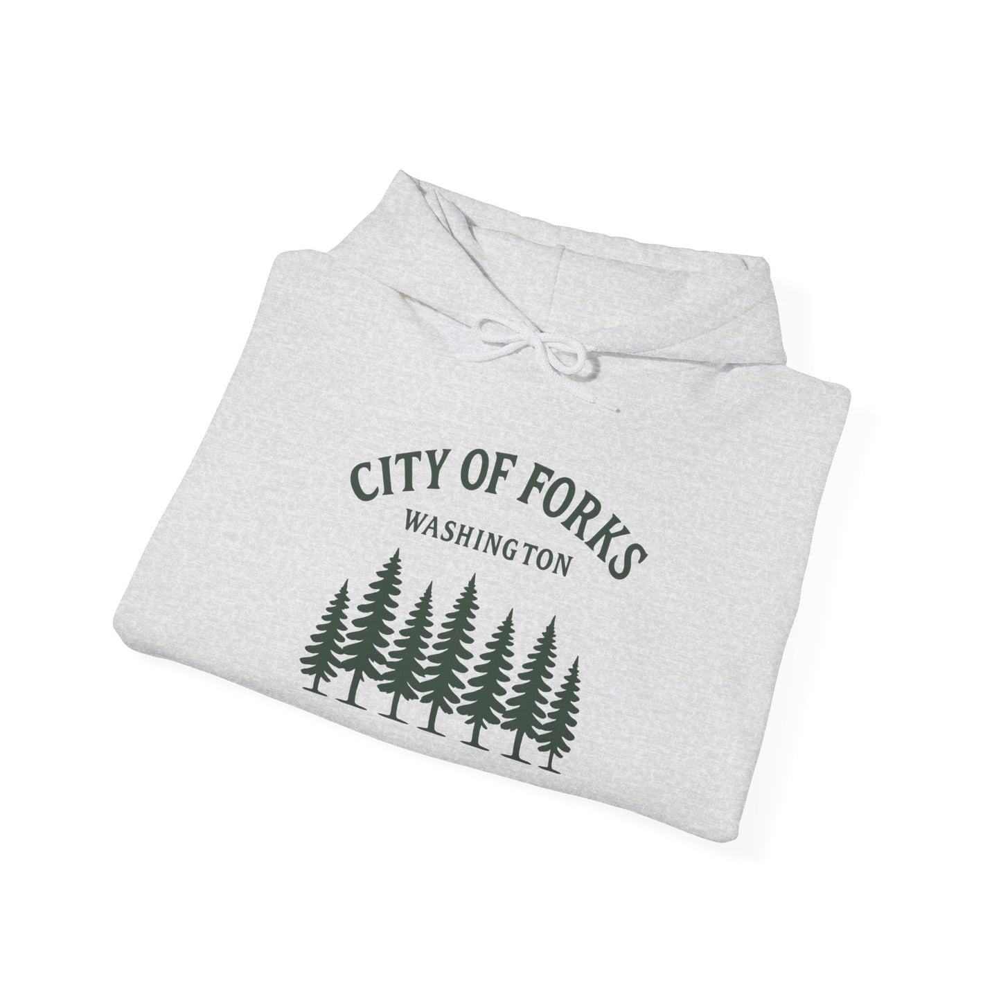 City Of Forks Washington Graphic Hoodie NEW ADULT Heavy Blend™ Hooded Sweatshirt