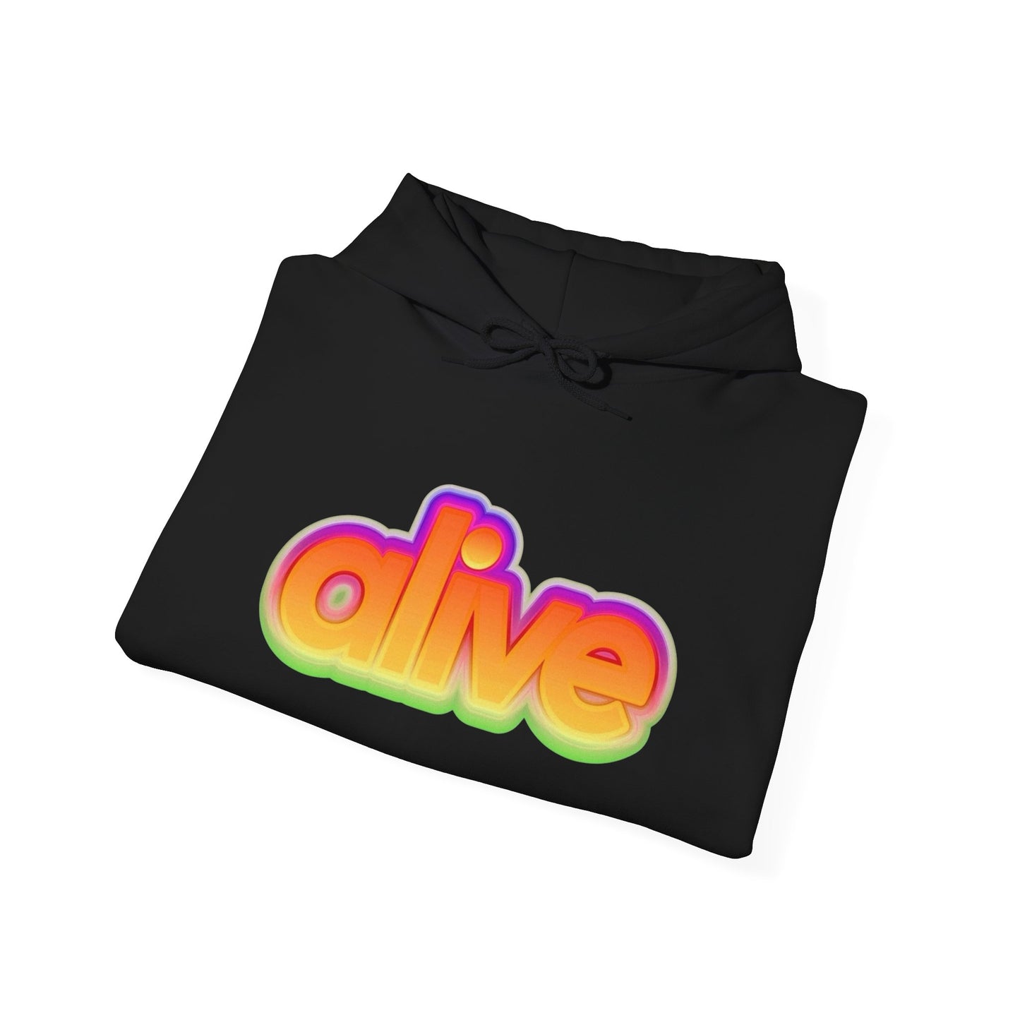 Alive Graphic Hoodie Unisex Heavy Blend™ Hooded Sweatshirt