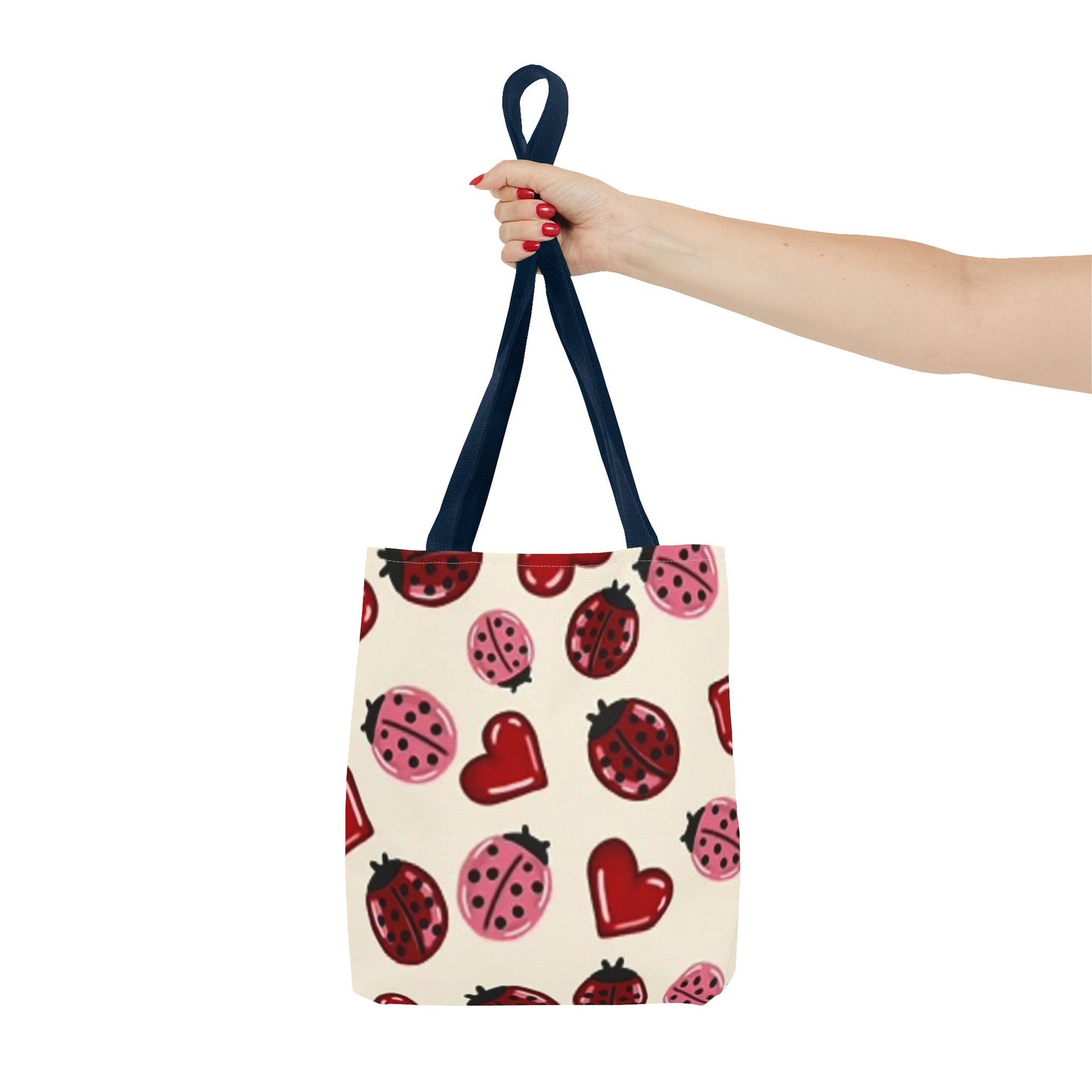 Ladybug Hearts All Over Print BRAND NEW Purse - Pocketbook - Travel Tote Bag