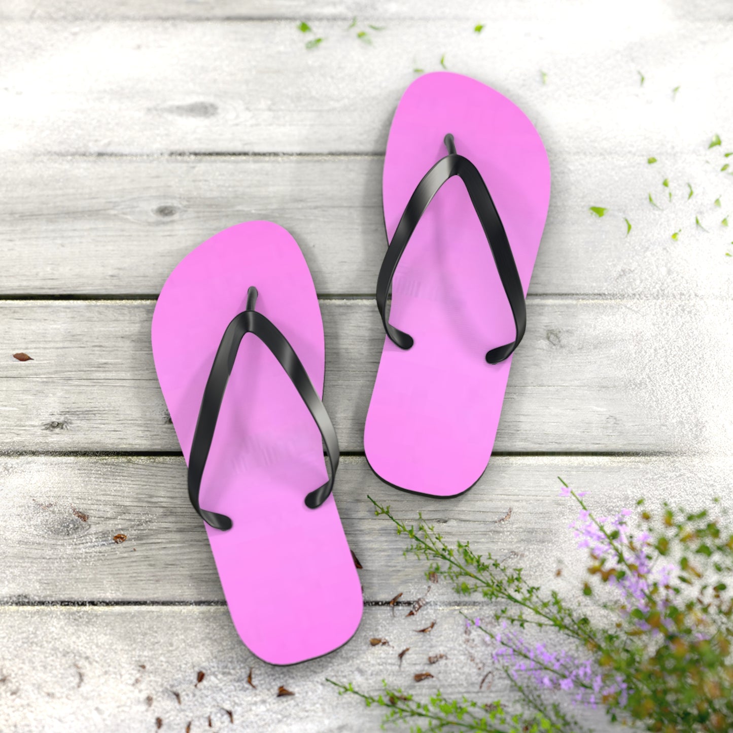 Neon Pink Flip Flops, Sandals Slides, Summer Footwear, Brand New