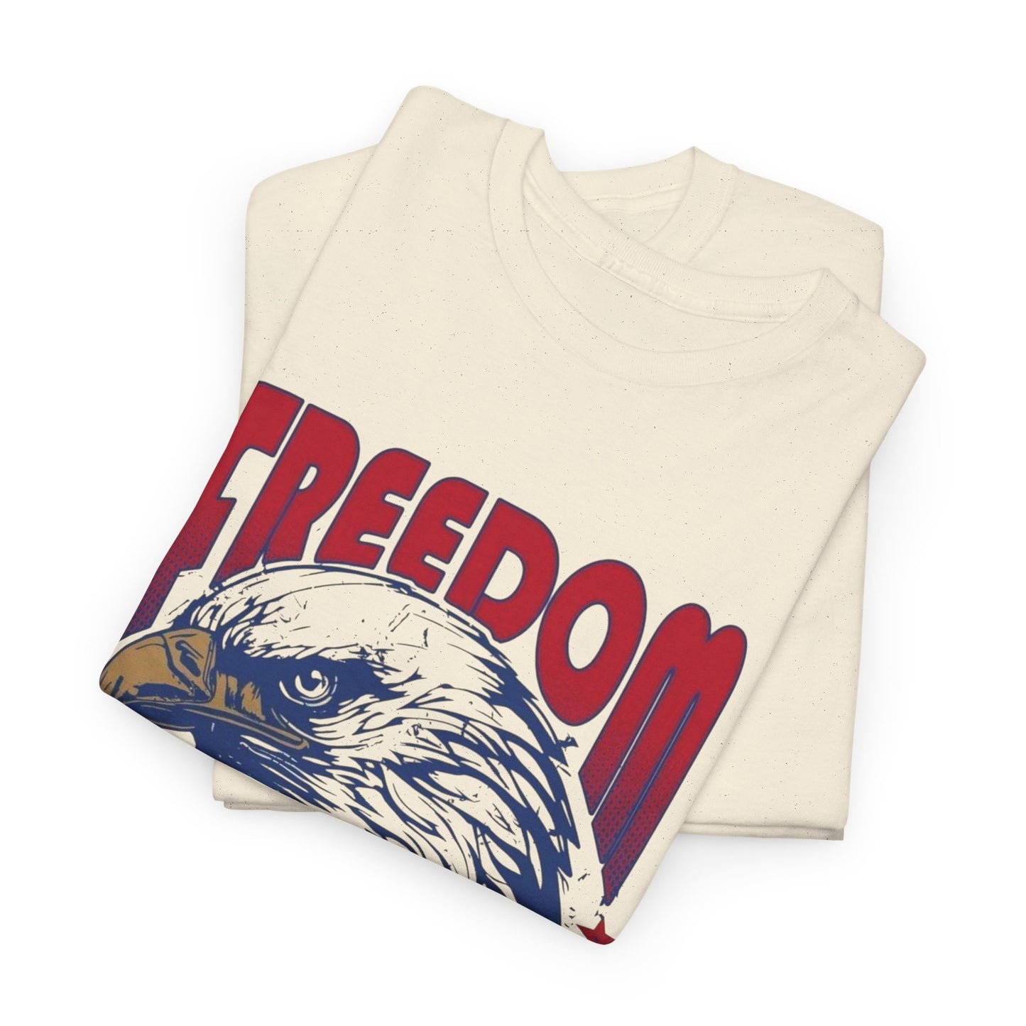 Freedom In Being Bold USA Graphic T Shirt Men's Heavy Cotton Tee