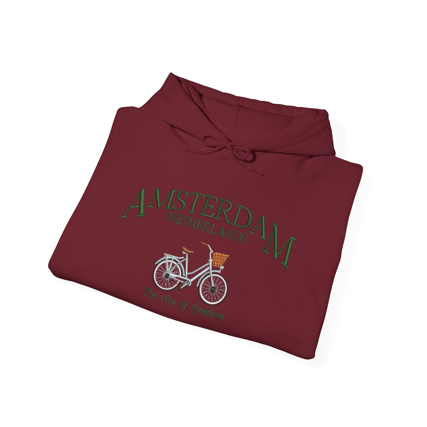 Amsterdam City Of Freedom Graphic Hoodie Heavy Blend Sweatshirt NEW