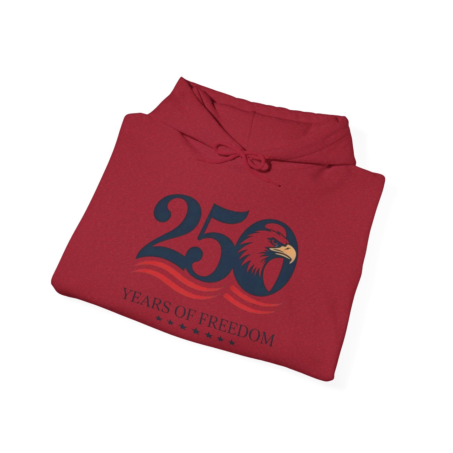 America 250 Years Of Freedom Graphic Hoodie Heavy Blend™ NEW Sweatshirt