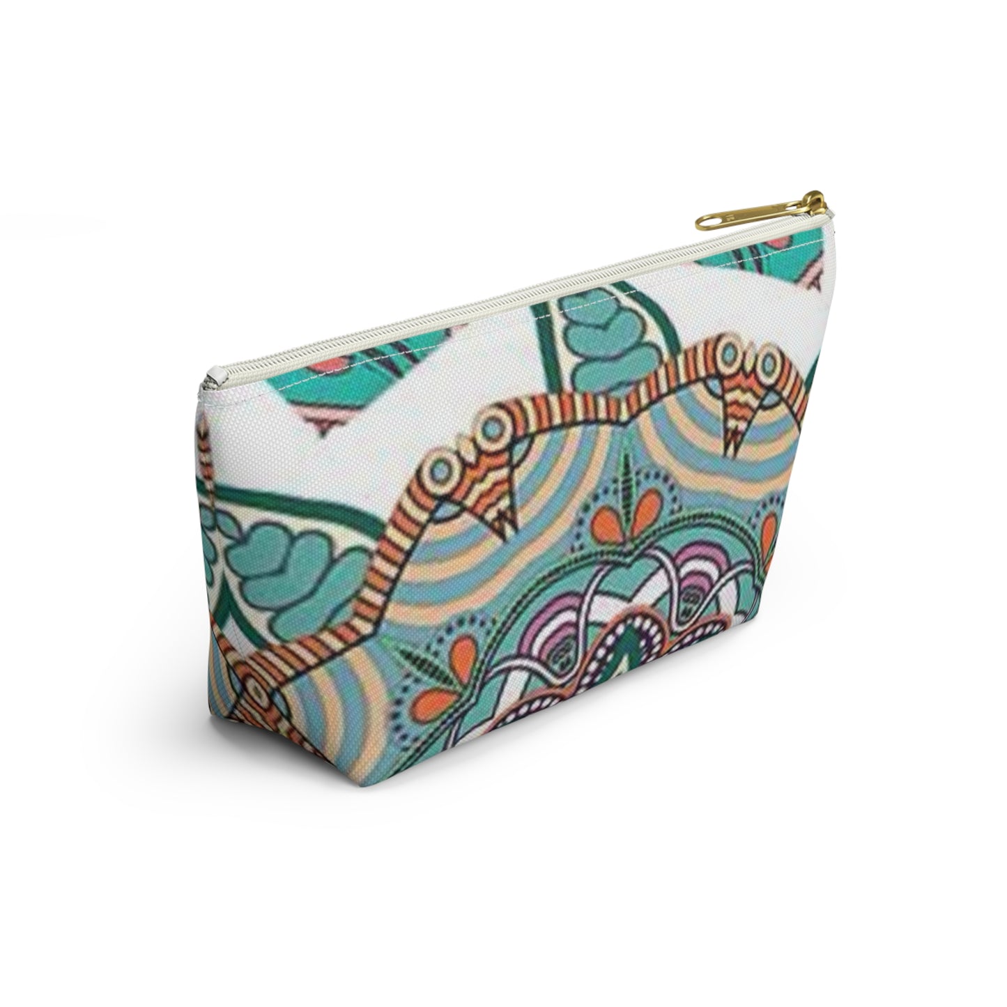 Morrocan All Over Print Travel Bag Multi Color Accessory Pouch w T-bottom 2