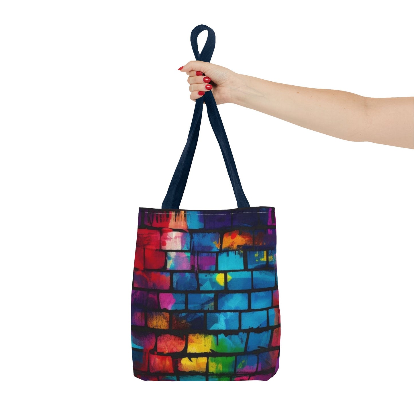 Rainbow Brick BRAND NEW Modern Purse - Pocketbook - Travel Tote Bag (AOP)