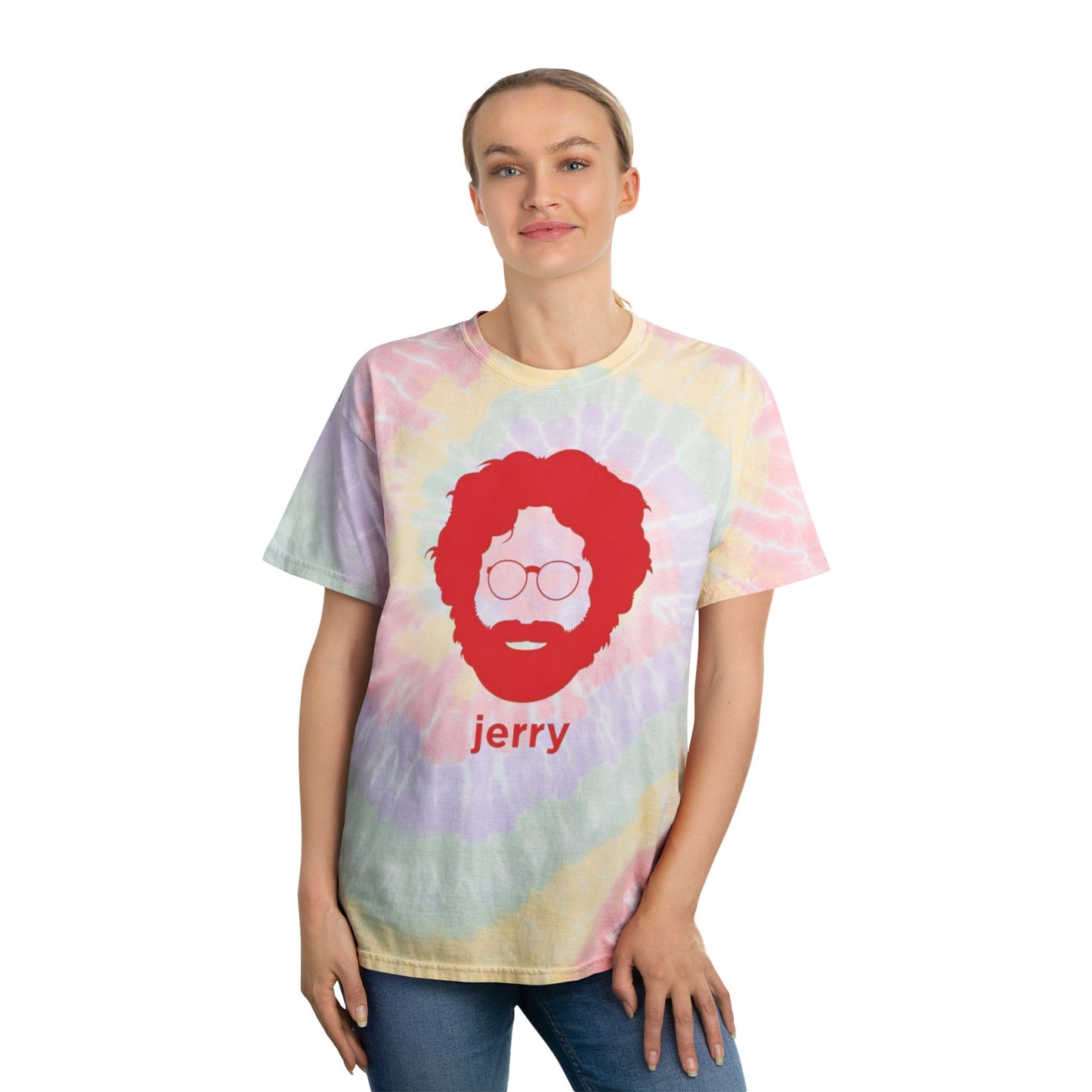 Jerry Garcia The Dead Graphic T Shirt S-2XL Unisex Cotton Tie-Dye Tee, Spiral