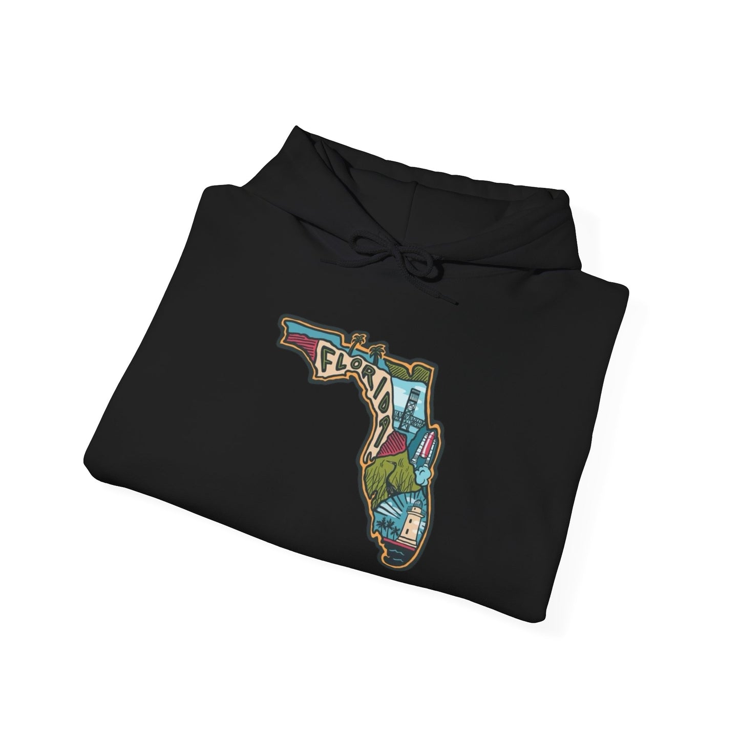Florida State Graphic Hoodie Unisex Heavy Blend™ Hooded Sweatshirt