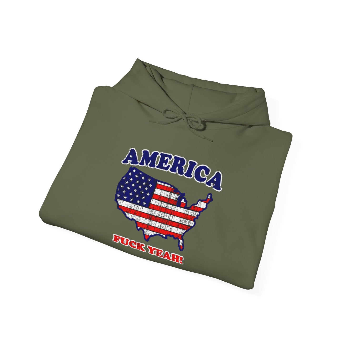 America F Yeah Graphic Hoodie USA Unisex Heavy Blend™ Hooded Sweatshirt